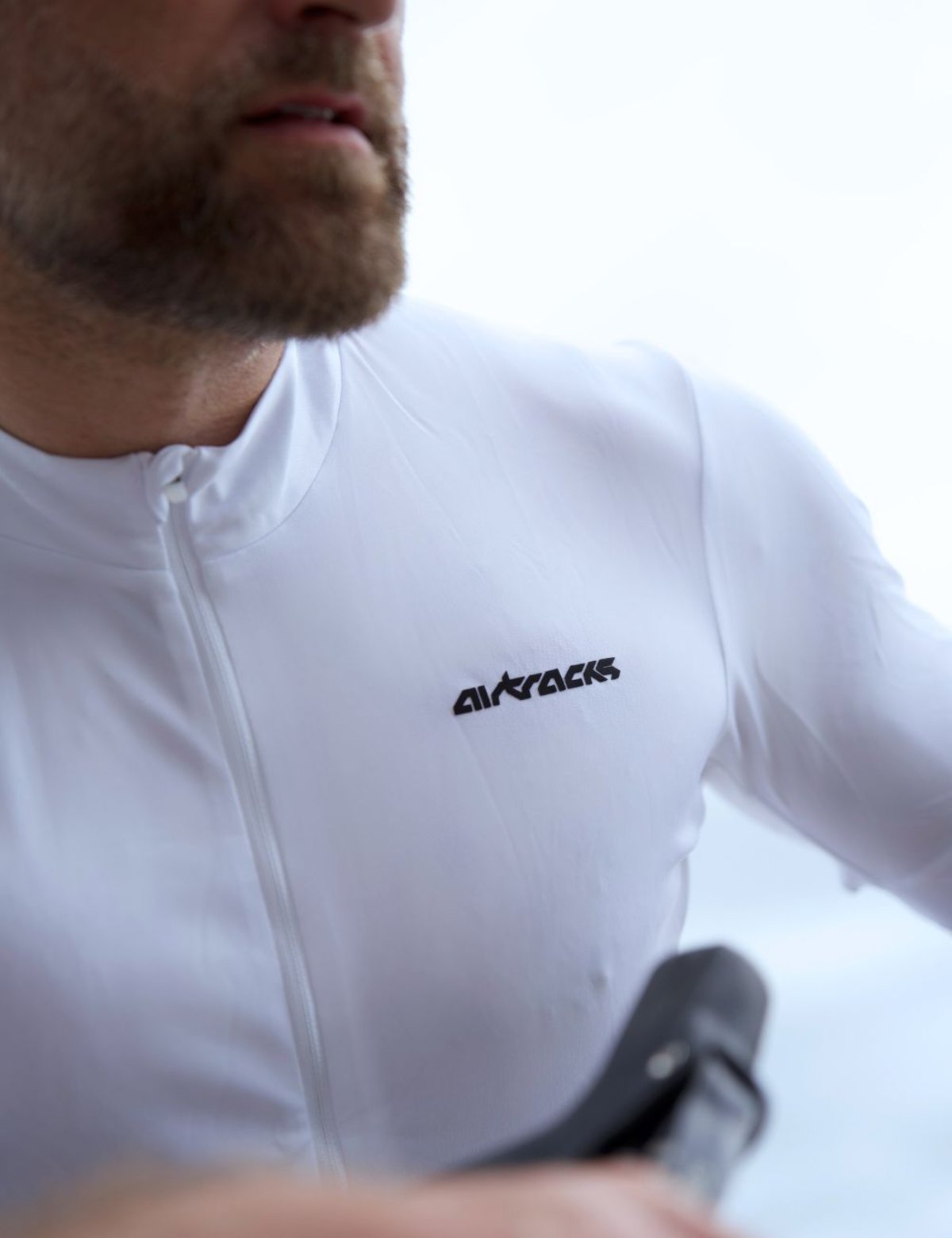 Jersey de bicicleta de hombres para hombres Jersey Air Tech II White