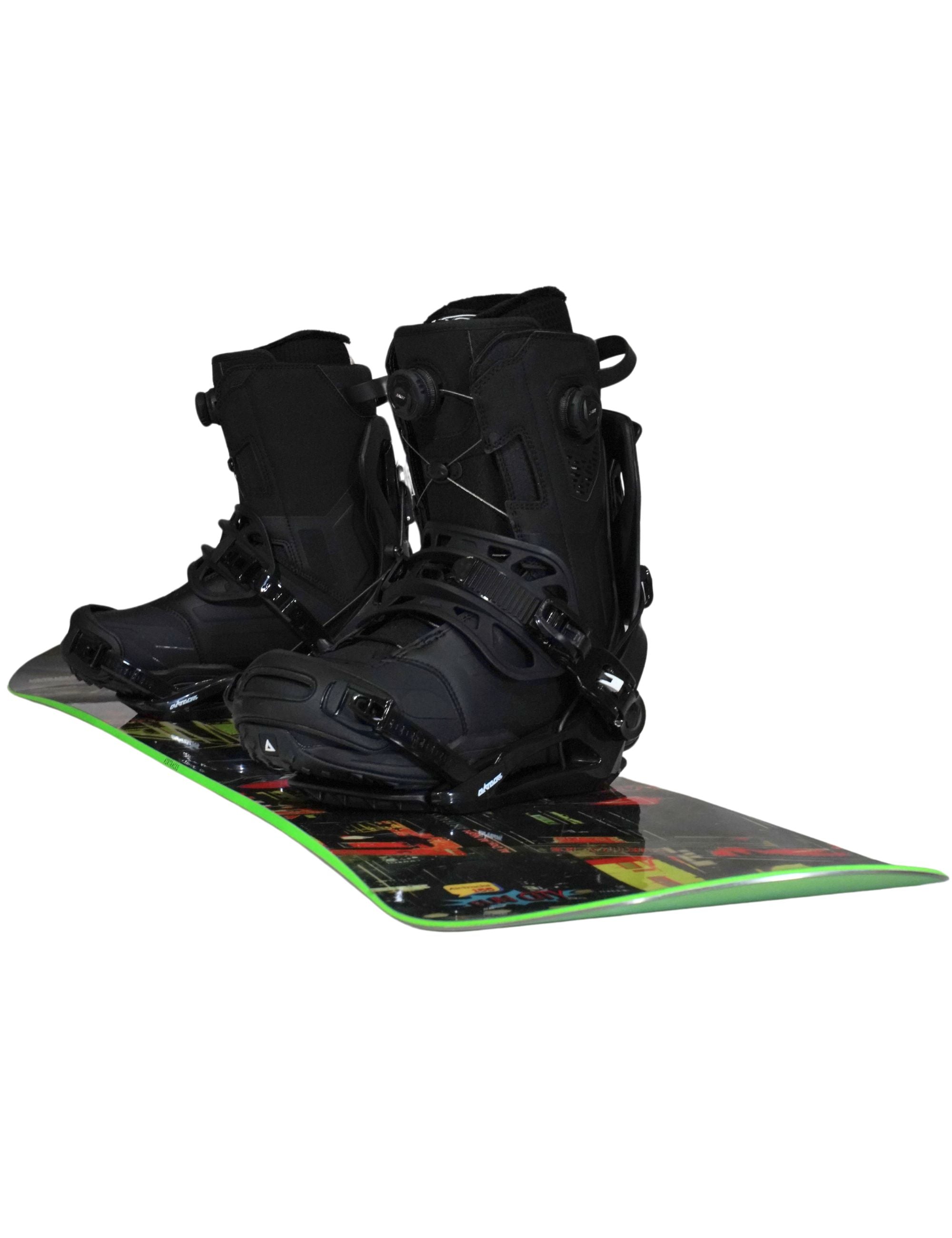 Snowboard Fun City Carbon Hybrid Rocker Bundle