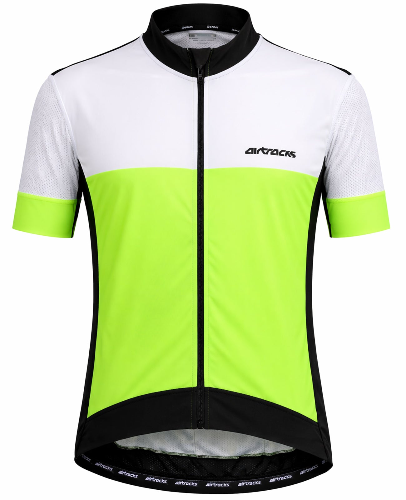 Maglia da bicicletta maschile corta -maglietta per biciclette per squadra per squadra III Neon White