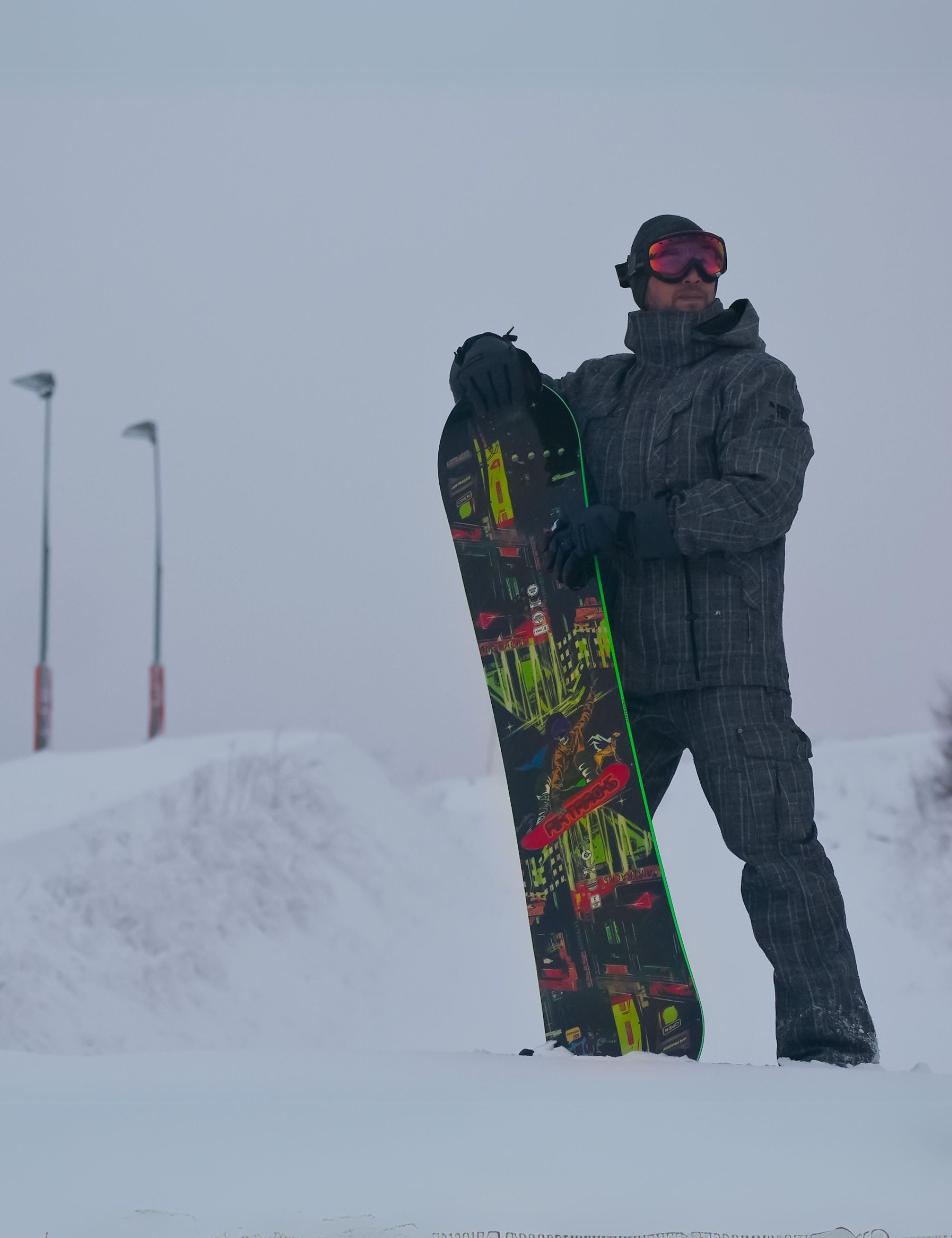Snowboard Fun City Carbon Hybrid Rocker Bundle