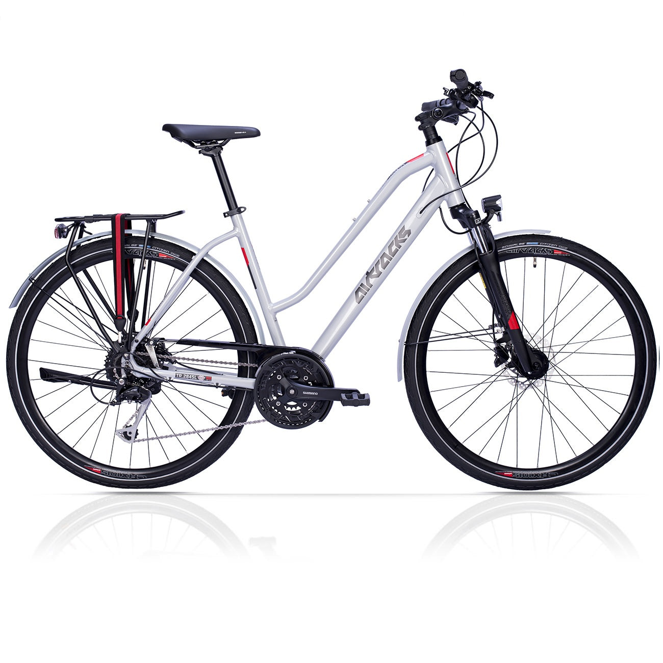 28" Bicicleta de trekking mujer TR.2845L 24 x velocidades Shimano Alivio RD-M3100-SGS Shadow