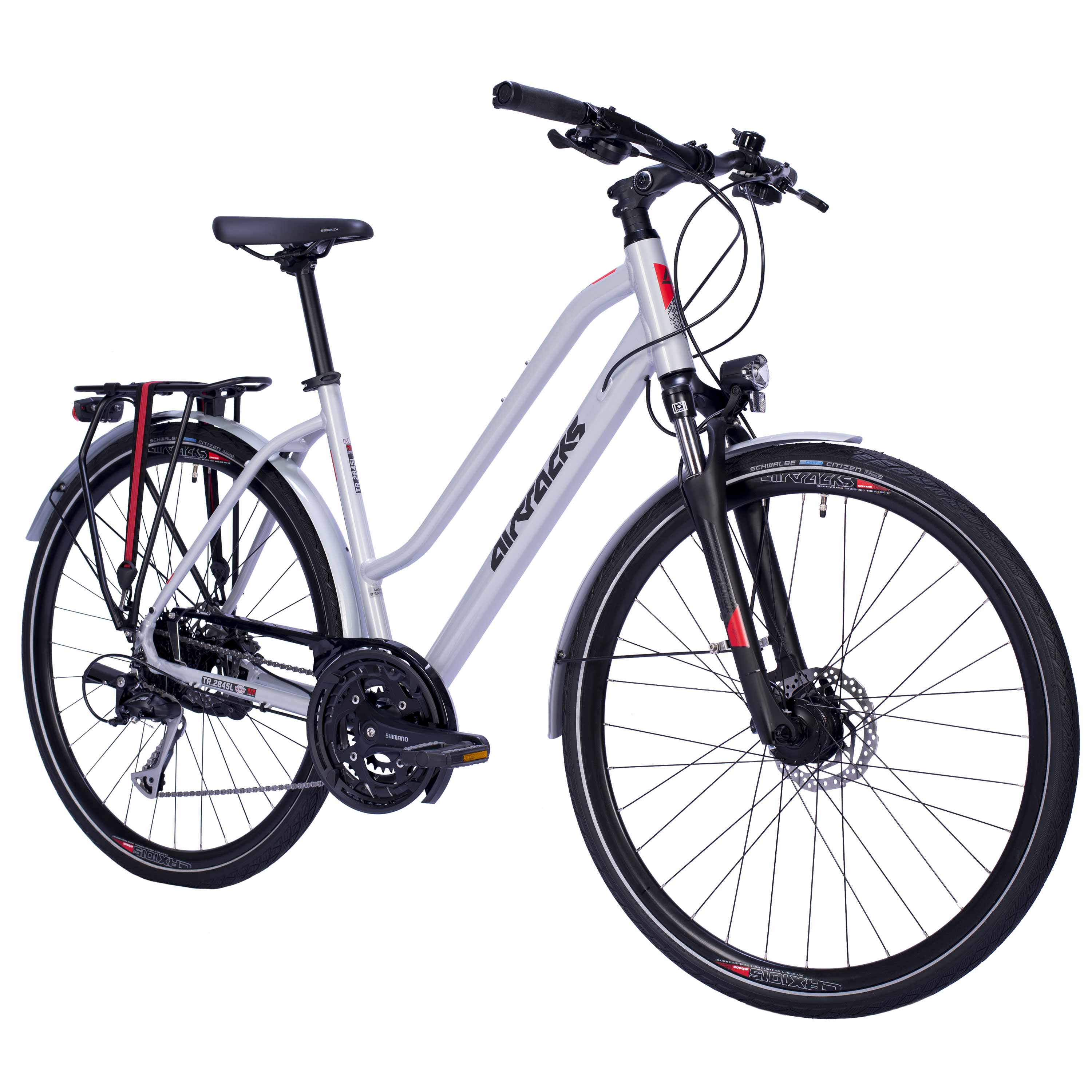 28" Bicicleta de trekking mujer TR.2845L 24 x velocidades Shimano Alivio RD-M3100-SGS Shadow