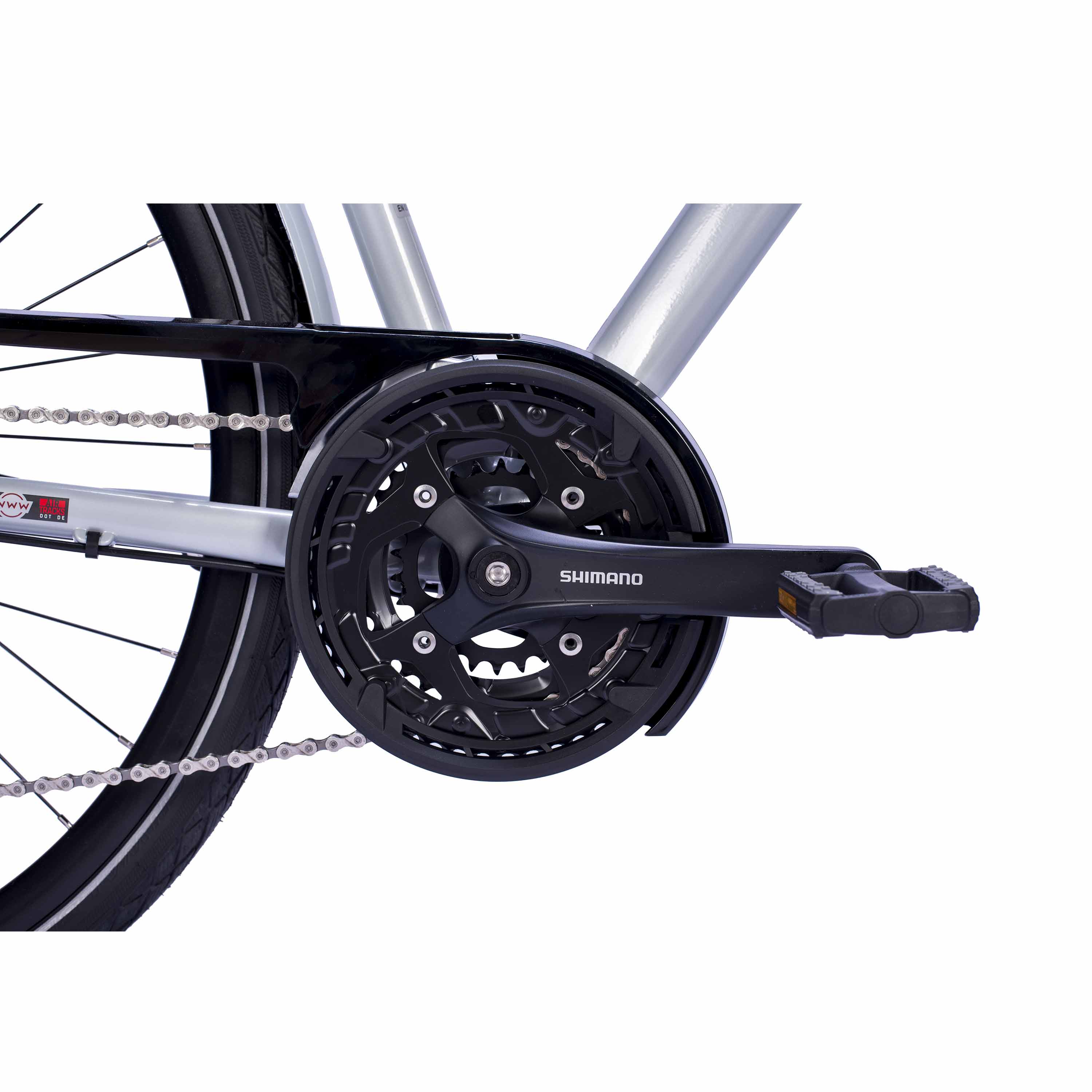 28" Bicicleta de trekking mujer TR.2845L 24 x velocidades Shimano Alivio RD-M3100-SGS Shadow