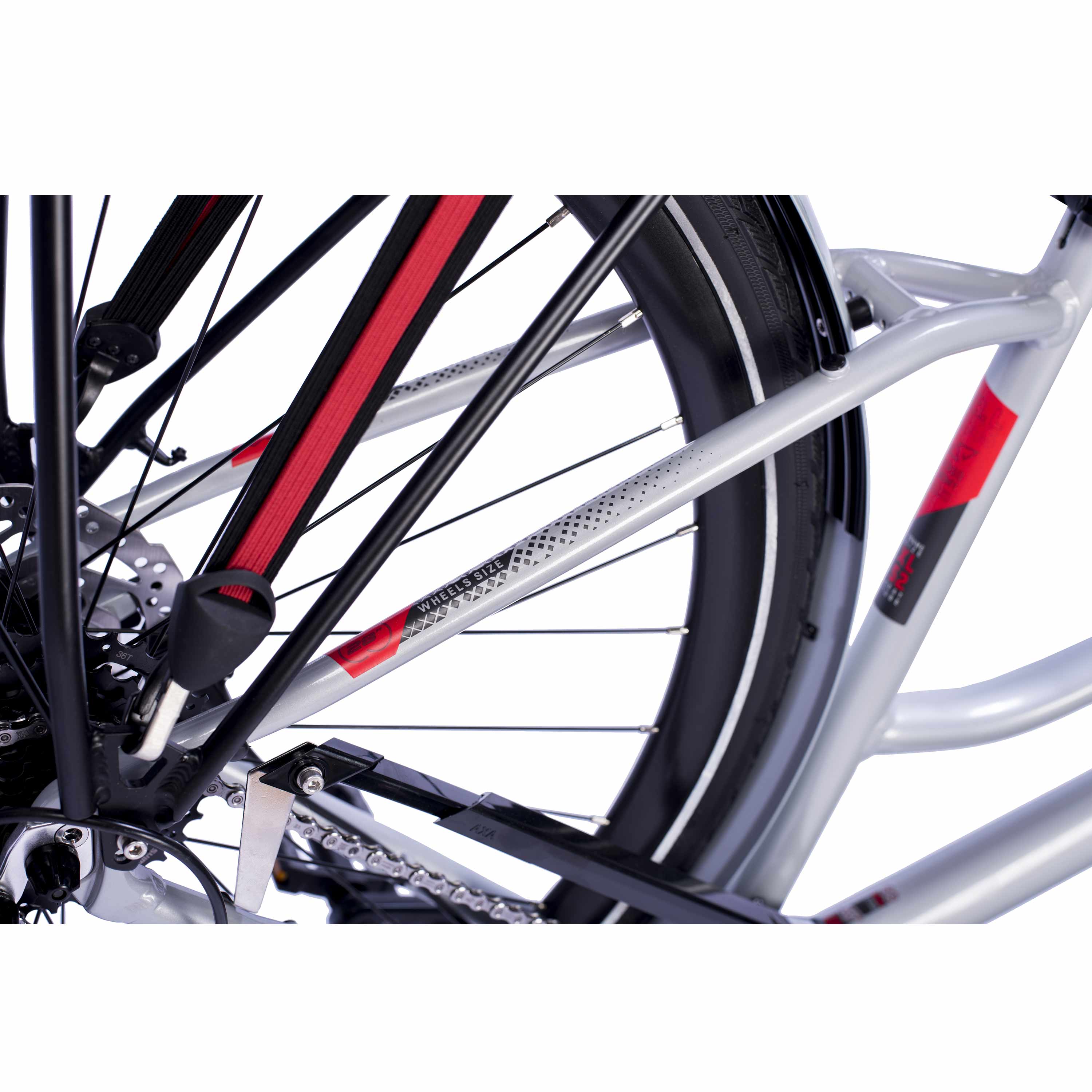 28" Women's Trekking Bicycle TR.2845L 2 x 9 SPEED SHIMANO CUES RD-U3020-9
