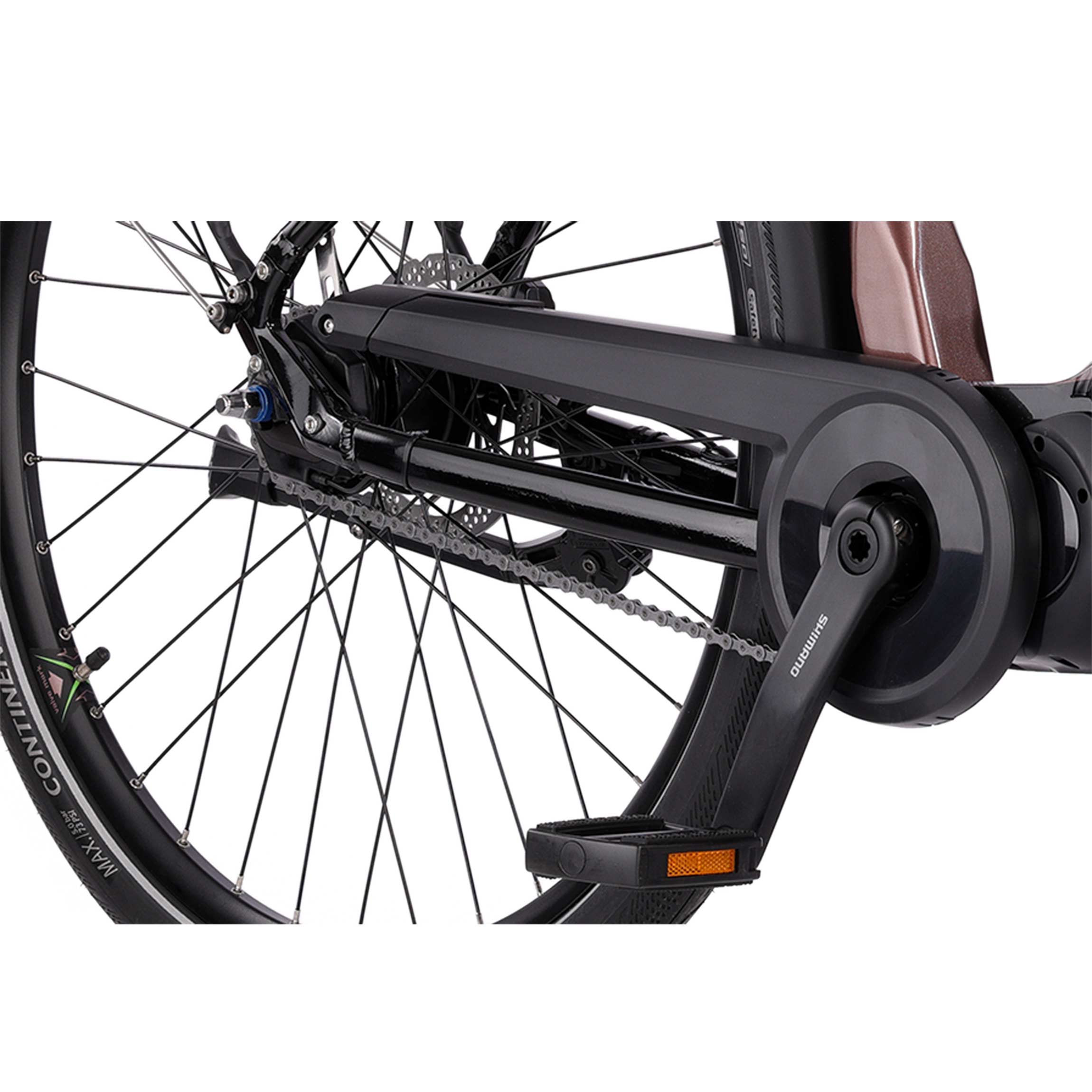 28" women's e-bike CITY e-TOURING 11.7 SHIMANO STEPS E 6100 504 Wh 5 x Speed SHIMANO NEXUS INTER 5