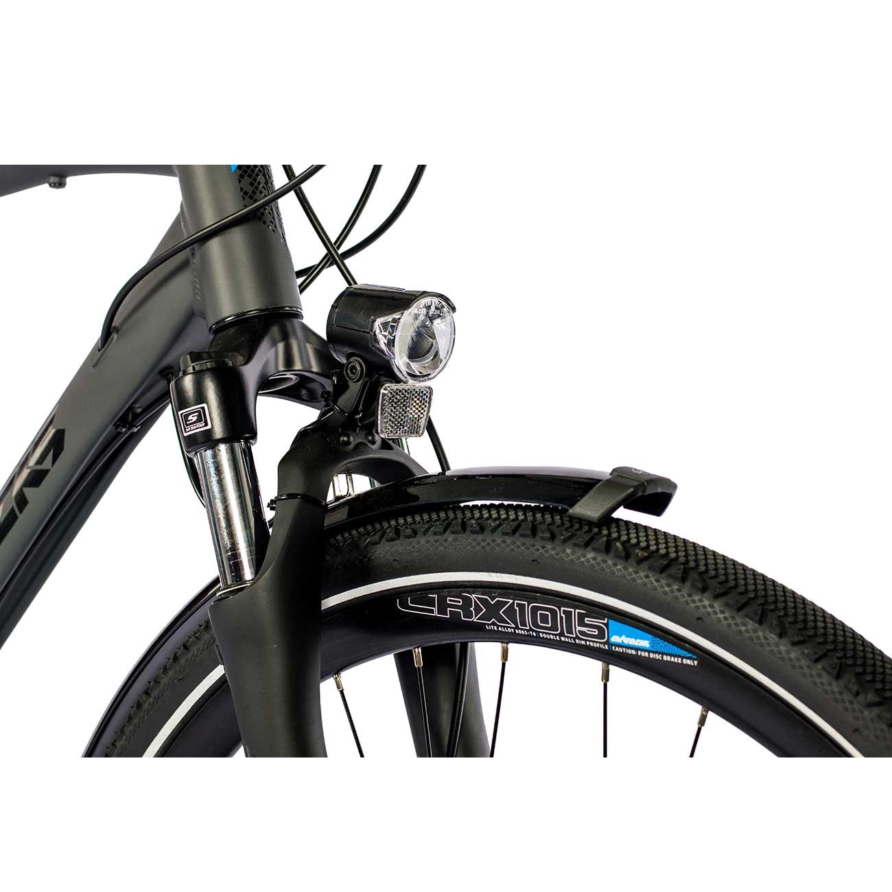 28" Bicicleta de trekking para hombre TR.2845 Bicicleta de trekking Shimano 27 x Cambio Alivio RD-T4000 SGS Shadow