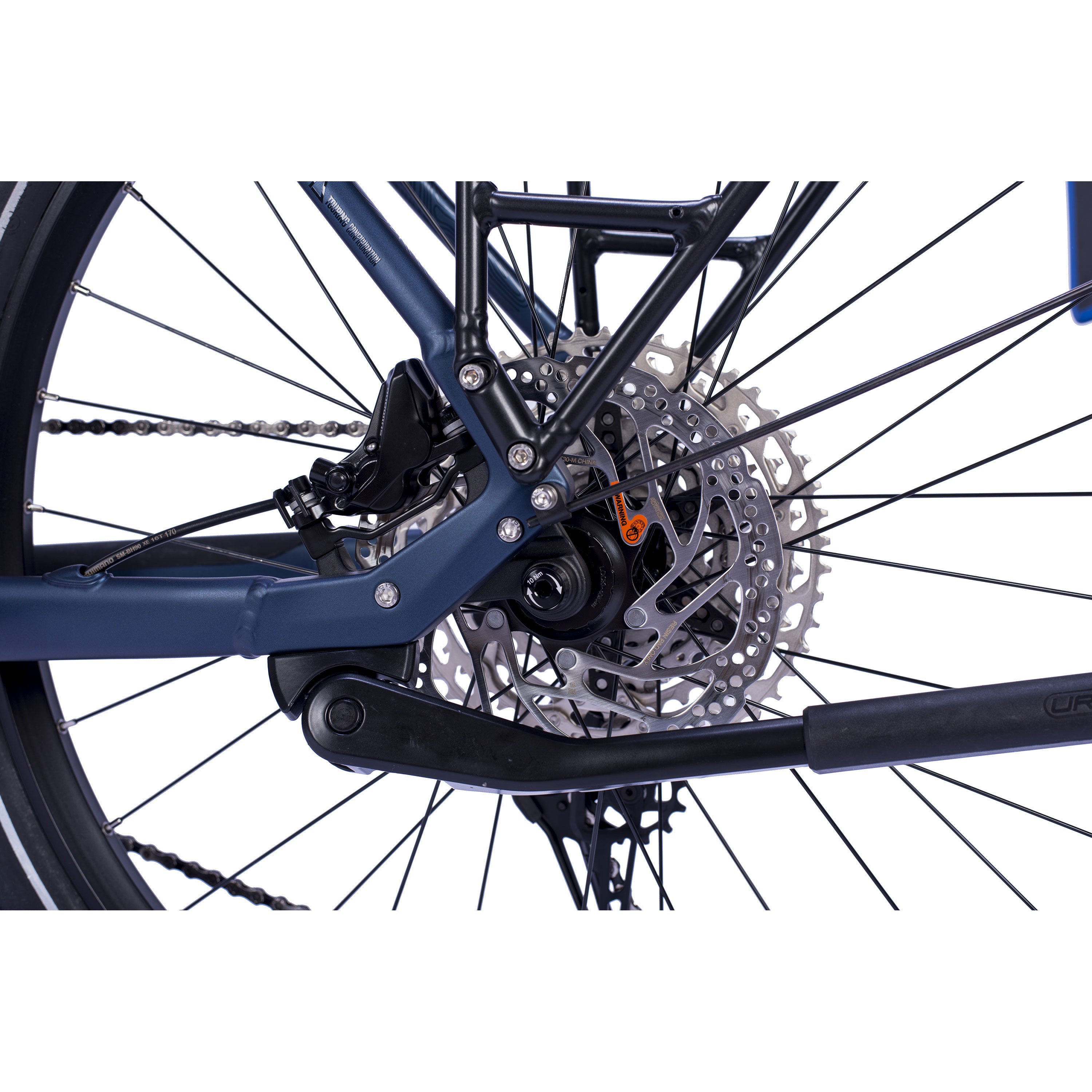 27,5" VTT électrique femme Wave LS TERRA CX1 BOSCH PERFORMANCE LINE PX Smart System, POWERTUBE 800 Wh 12 vitesses SHIMANO XT RD-M8100 SGS Bleu