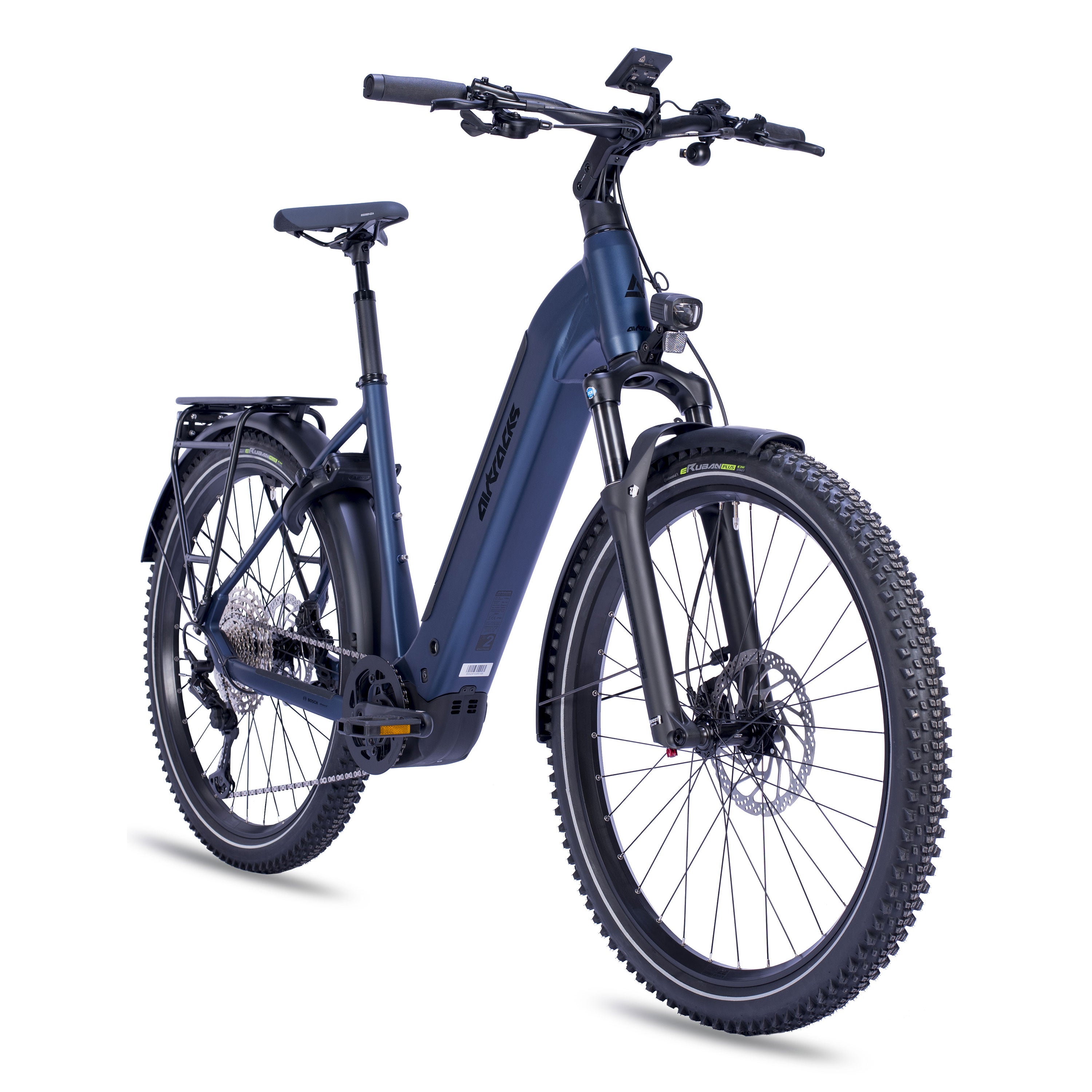 27,5" VTT électrique femme Wave LS TERRA CX1 BOSCH PERFORMANCE LINE PX Smart System, POWERTUBE 800 Wh 12 vitesses SHIMANO XT RD-M8100 SGS Bleu