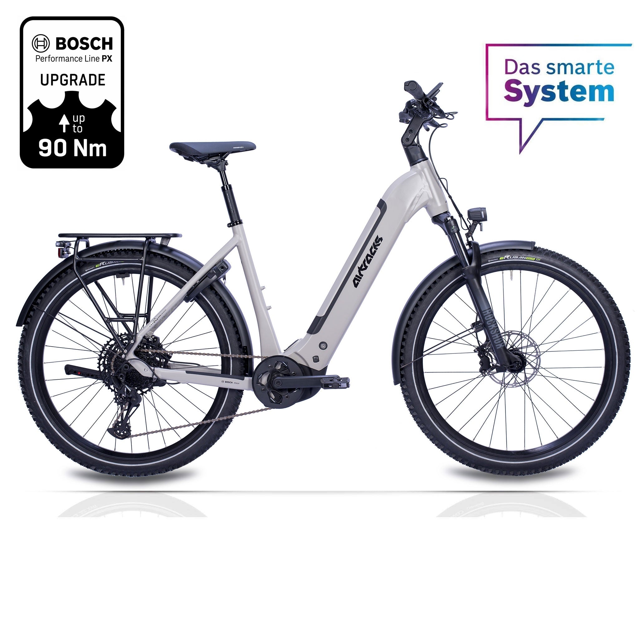 27,5" dames E-SUV MTB Wave LS TERRA CX2 BOSCH PERFORMANCE LINE PX Smart System POWERTUBE 600 Wh 12-speed SRAM SX Eagle