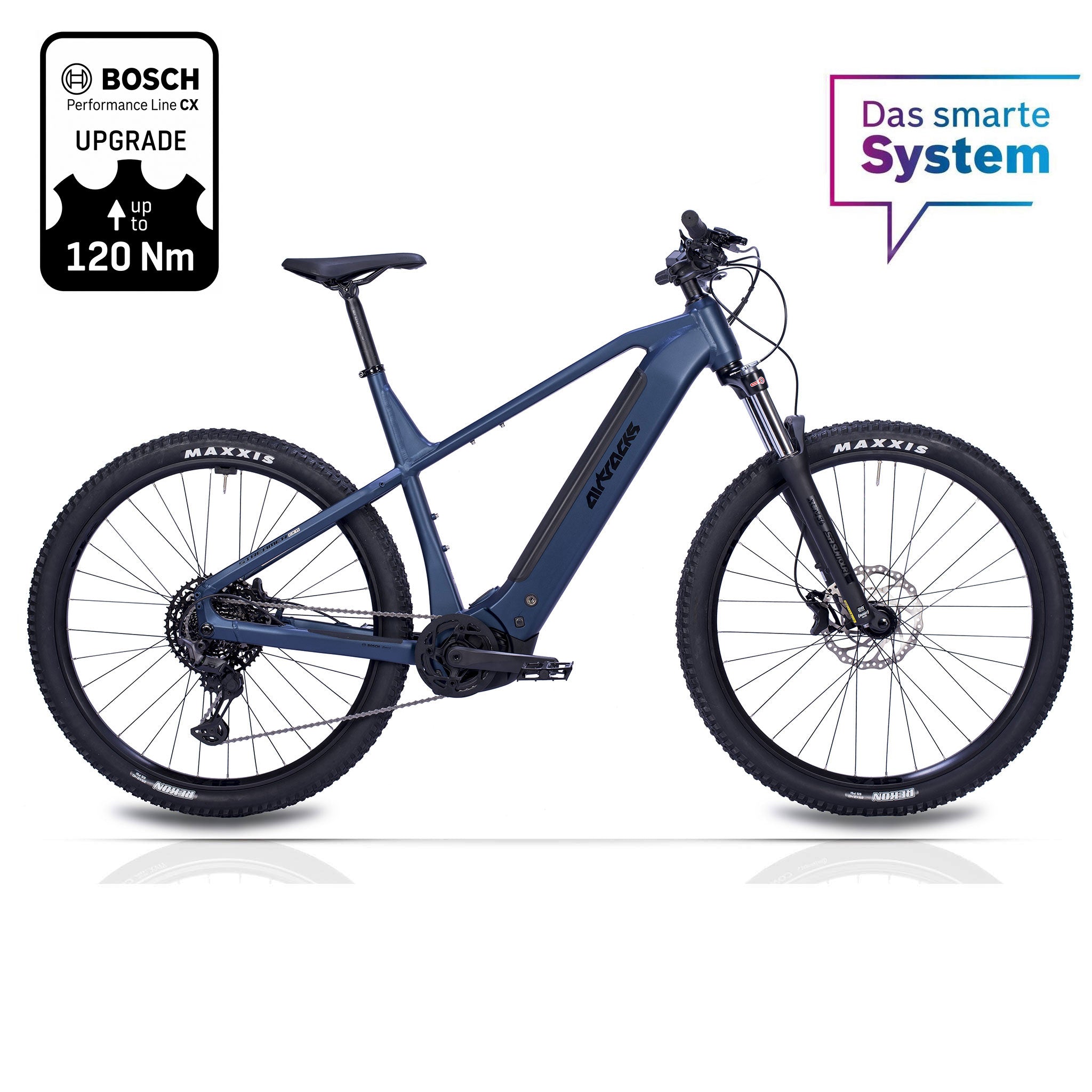 29" Heren E-MTB STREAMER CX11 BOSCH PERFORMANCE LINE CX (GEN 5) Smart System POWERTUBE 600Wh 11 versnellingen SHIMANO XT RD-M8310