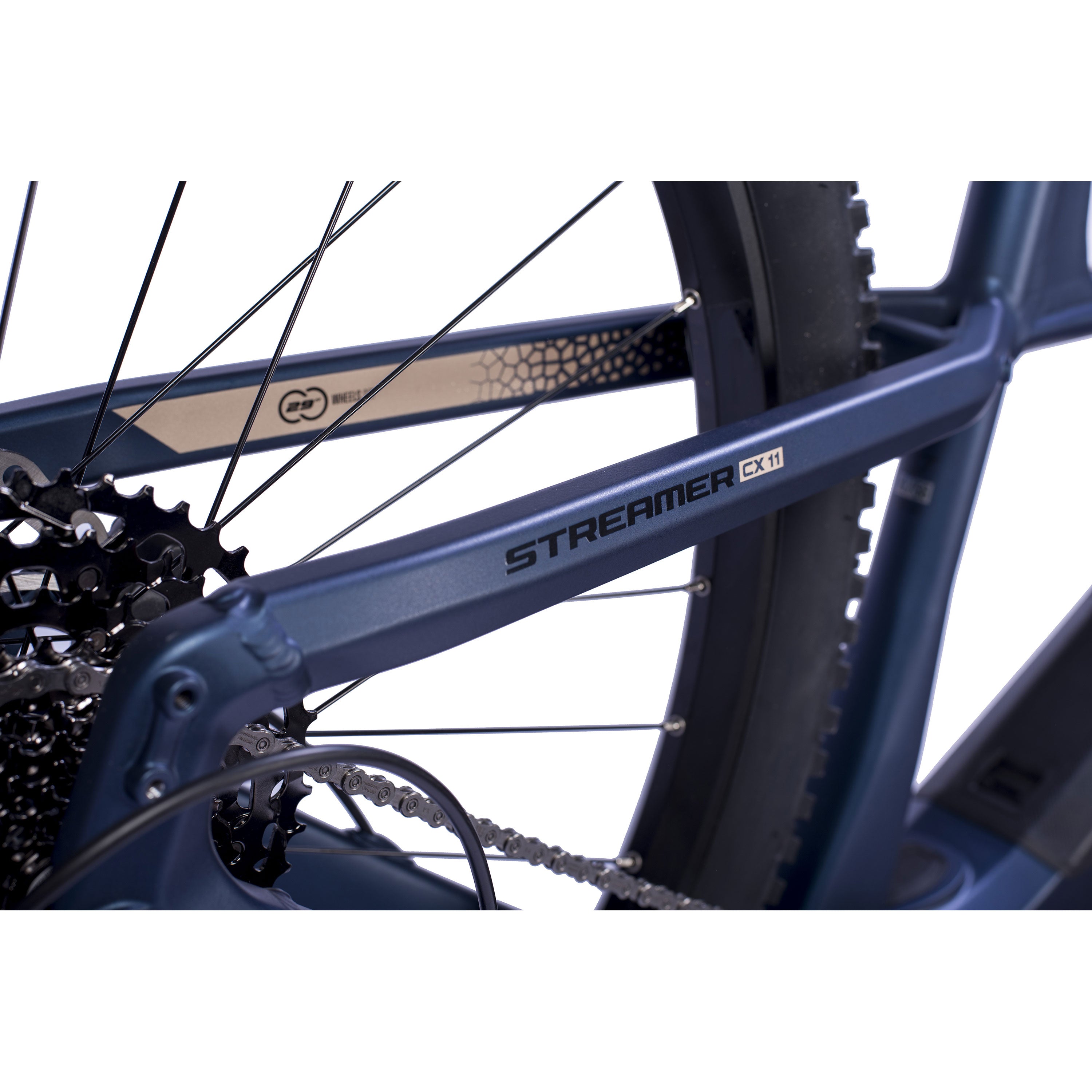 29” E-MTB para hombre STREAMER CX11 con Bosch Performance Line CX (Gen 5) Smart System Powertube 600Wh 11 velocidades Shimano XT RD-M8310 azul