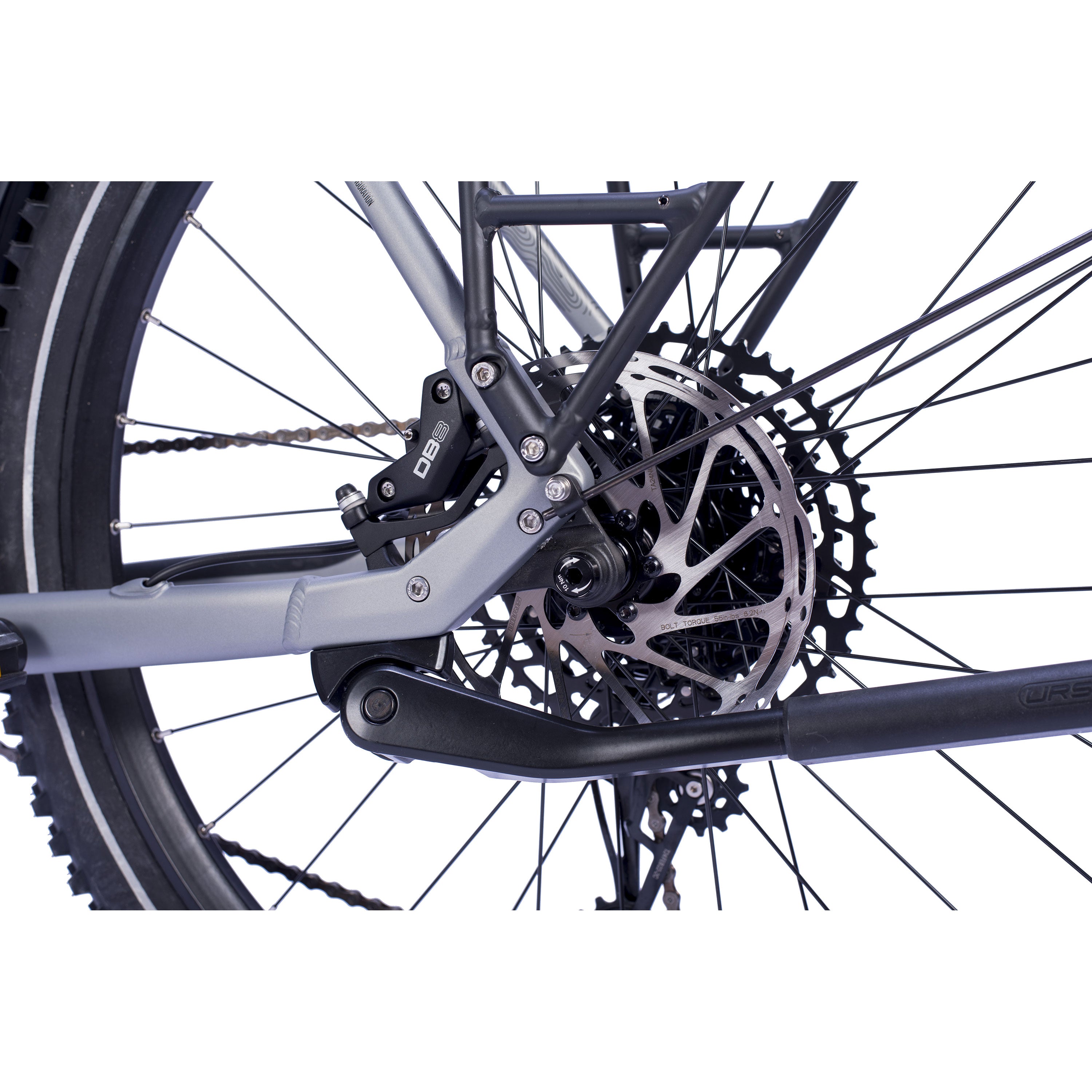 27,5" Heren E-SUV MTB TERRA CX2 BOSCH PERFORMANCE LINE PX Smart System POWERTUBE 600 Wh 12 versnellingen SRAM SX EAGLE Grijs