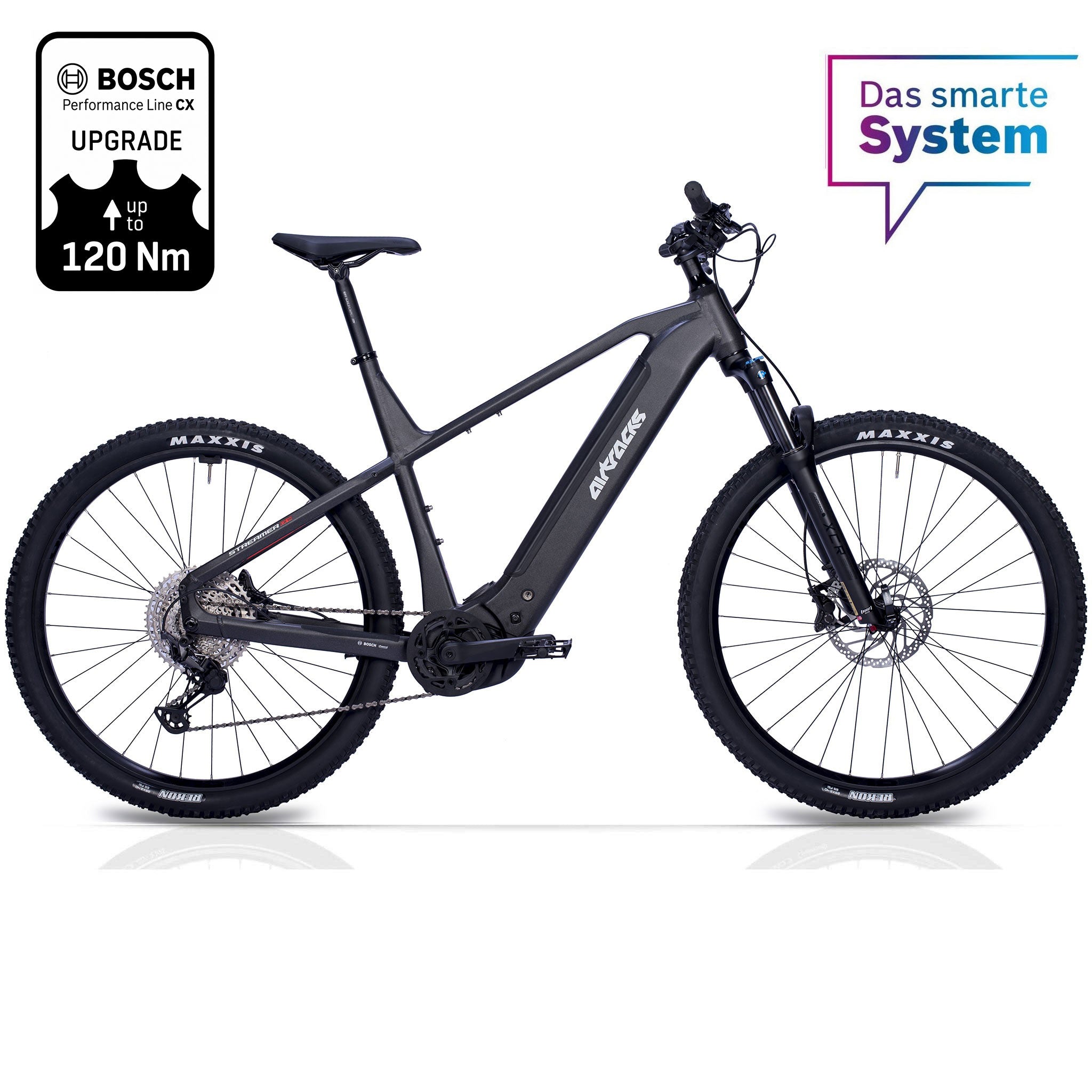 29" Heren E-MTB STREAMER Bosch Performance Line CX Gen 5 Smart System PowerTube 800 Wh 12-versnellingen Shimano XT RD-M8100