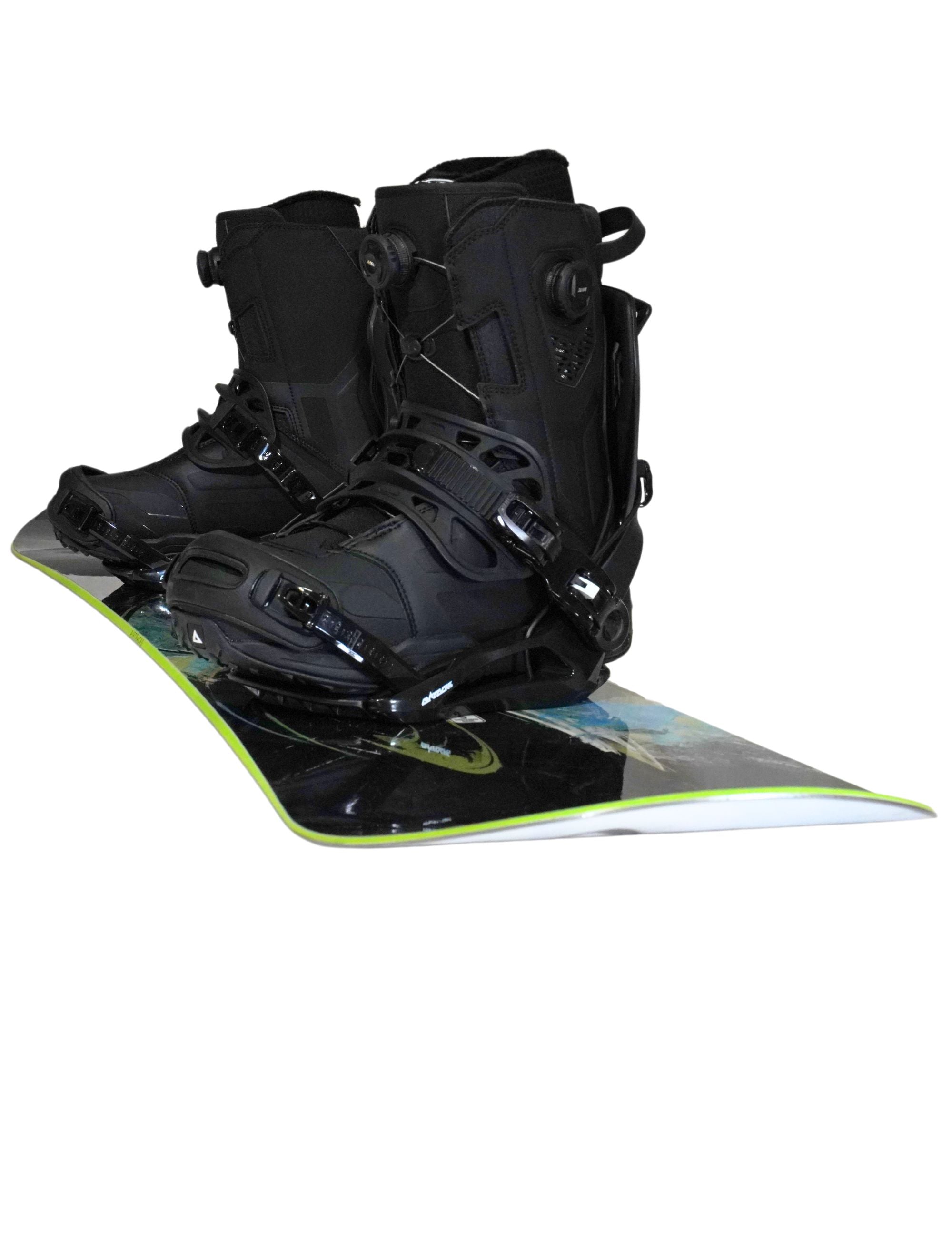 Heren Snowboard STRONGER Zero Rocker Wide Bundle