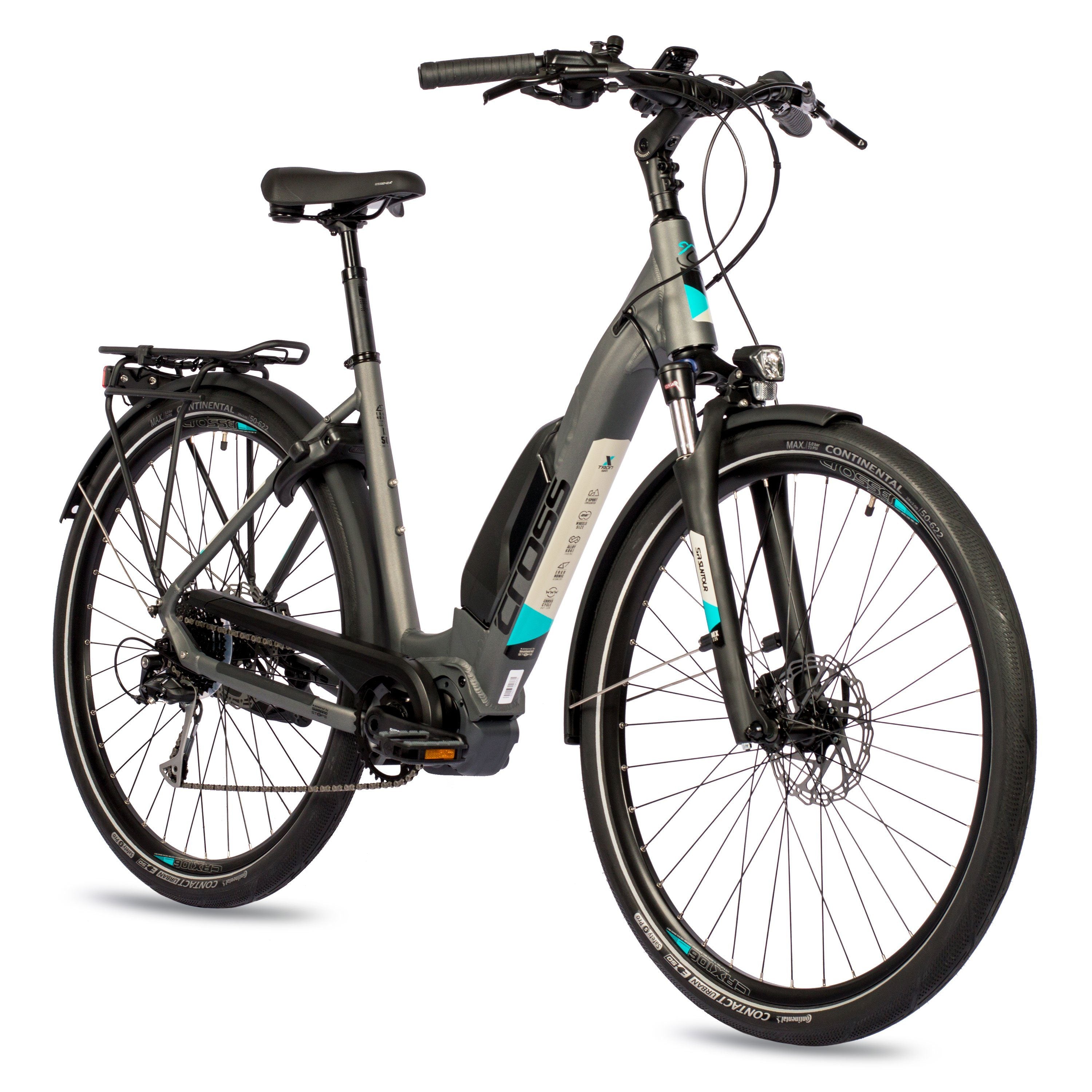 28" E-bike Trekkingfiets LS WAVE X-Tron SR1 SHIMANO STEPS E-6100 504Wh 9 VERSNELLINGEN SHIMANO ALIVIO