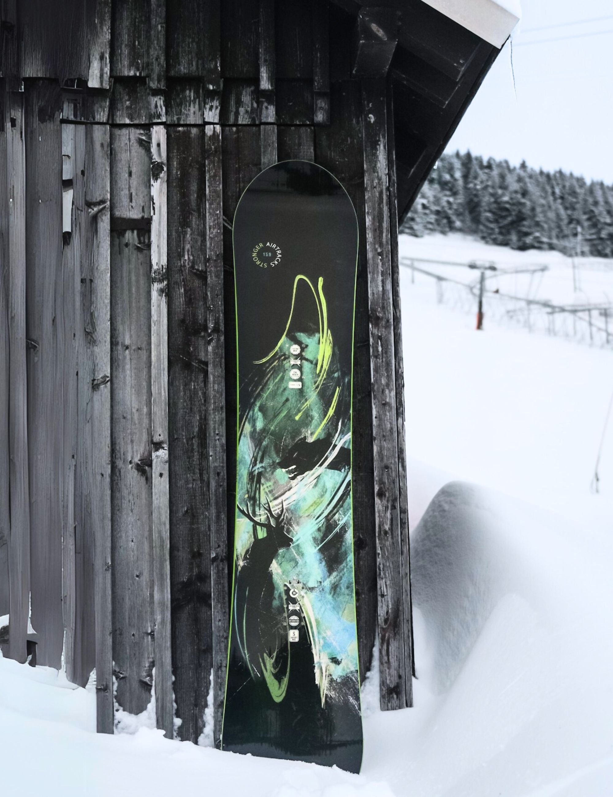 Heren Snowboard STRONGER Zero Rocker Wide Bundle