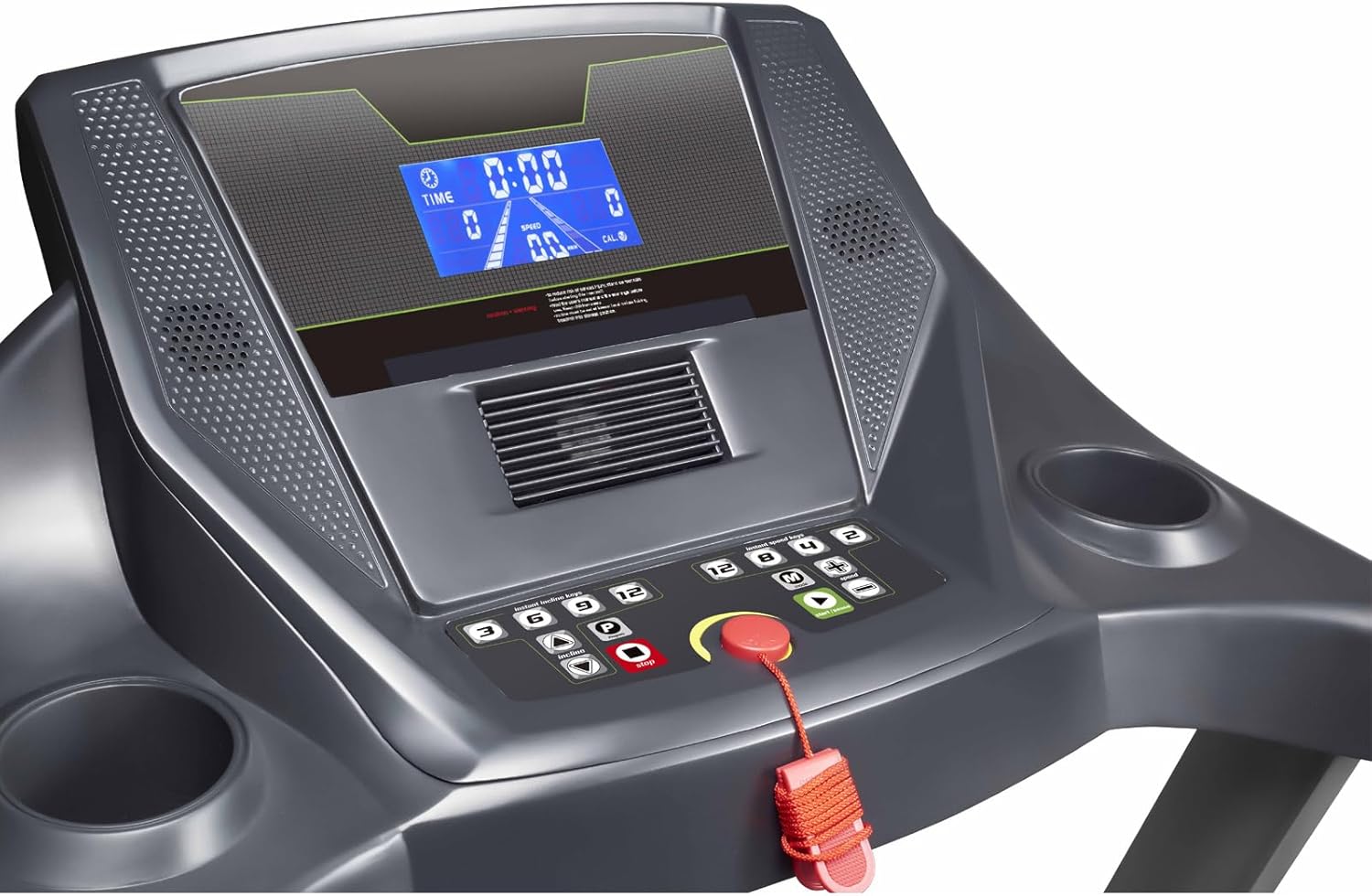 Lotto tramite tapis roulant pieghevole elettricamente fino a 100 kg Bluetooth 1-16 km/h 133x45 cm
