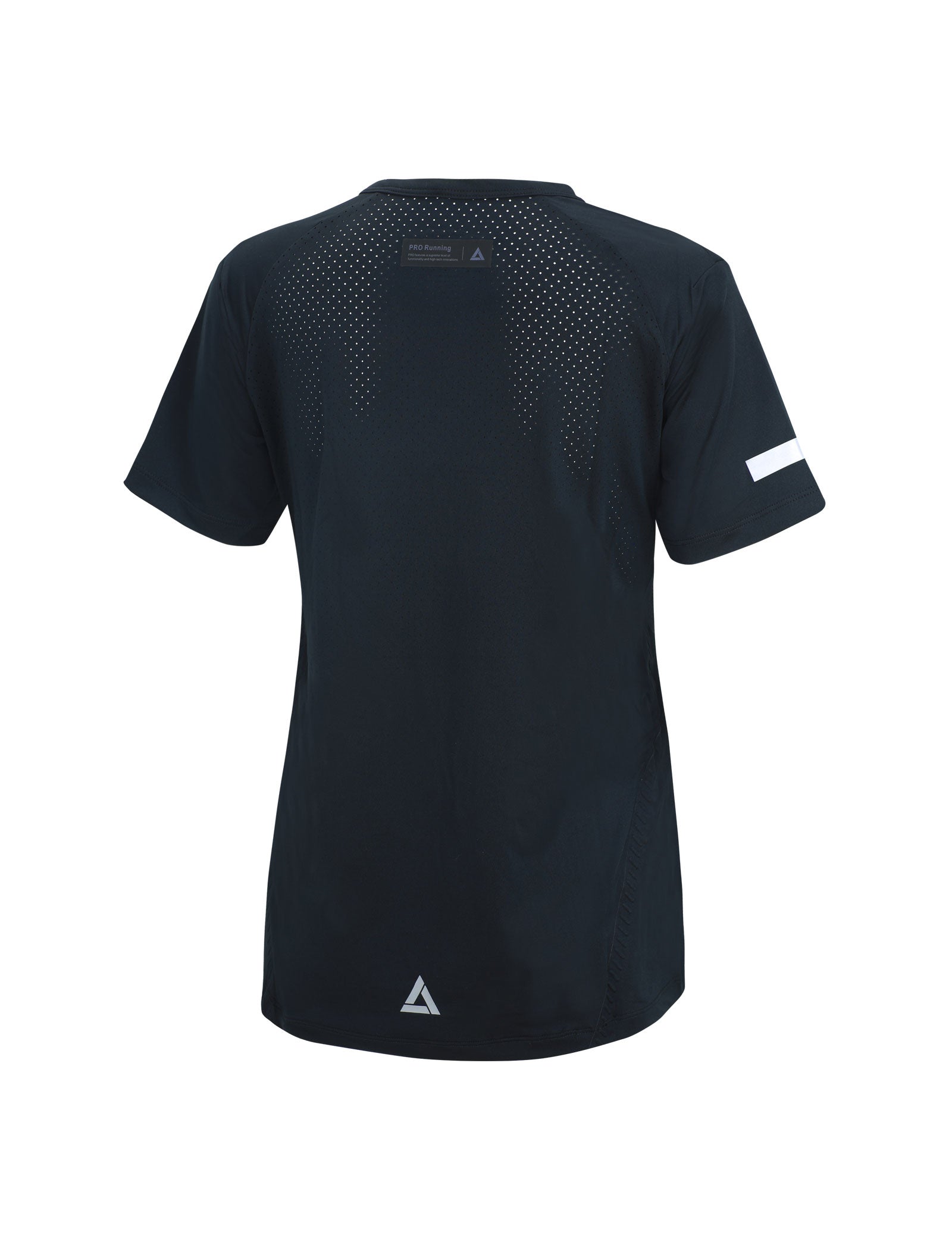 Maglia da corsa funzionale donna manica corta Pro Line Nera