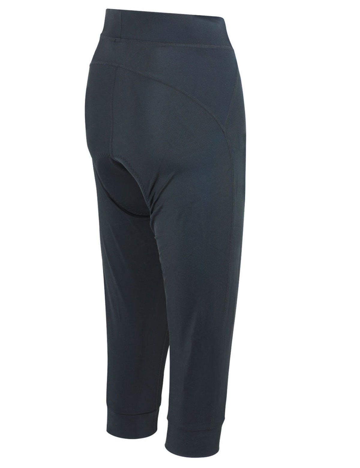 Pantalon de vélo pour femmes pour 3 à 4 longs par ligne noire