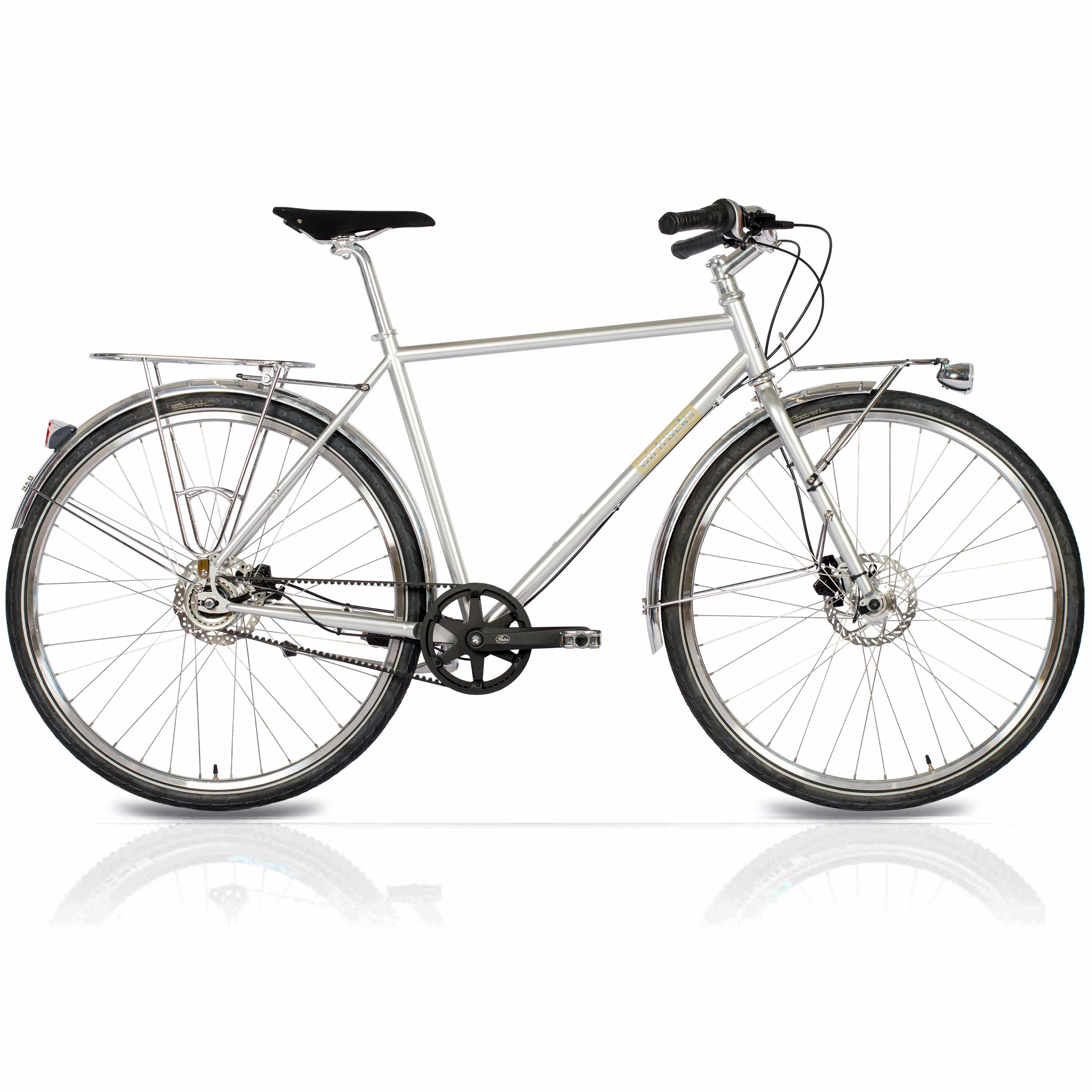 28" Herren Urban Bike City Fahrrad STREET CrMo GATES CARBON BELT Shimano 7 x Gang NEXUS