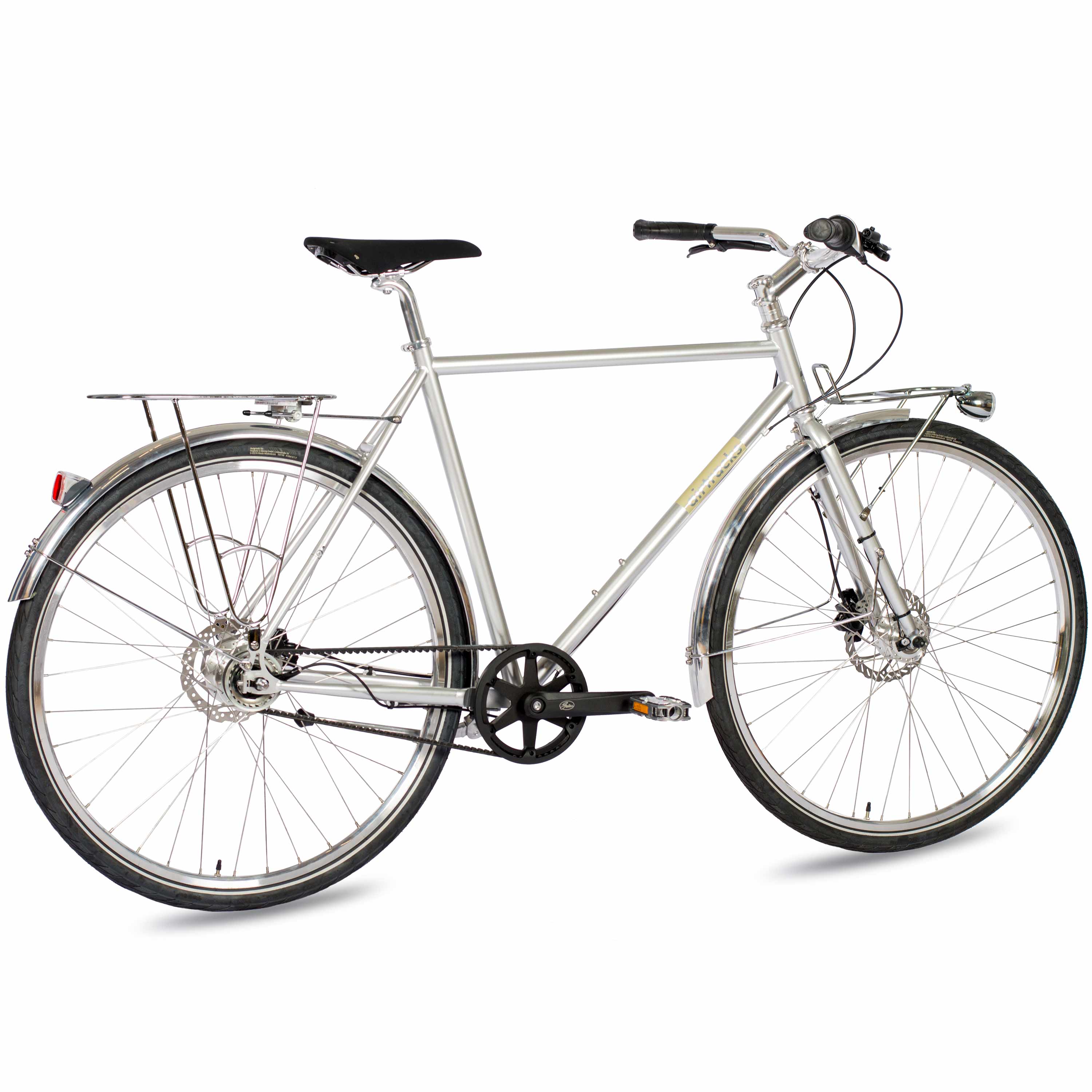 28" Herren Urban Bike City Fahrrad STREET CrMo GATES CARBON BELT Shimano 7 x Gang NEXUS