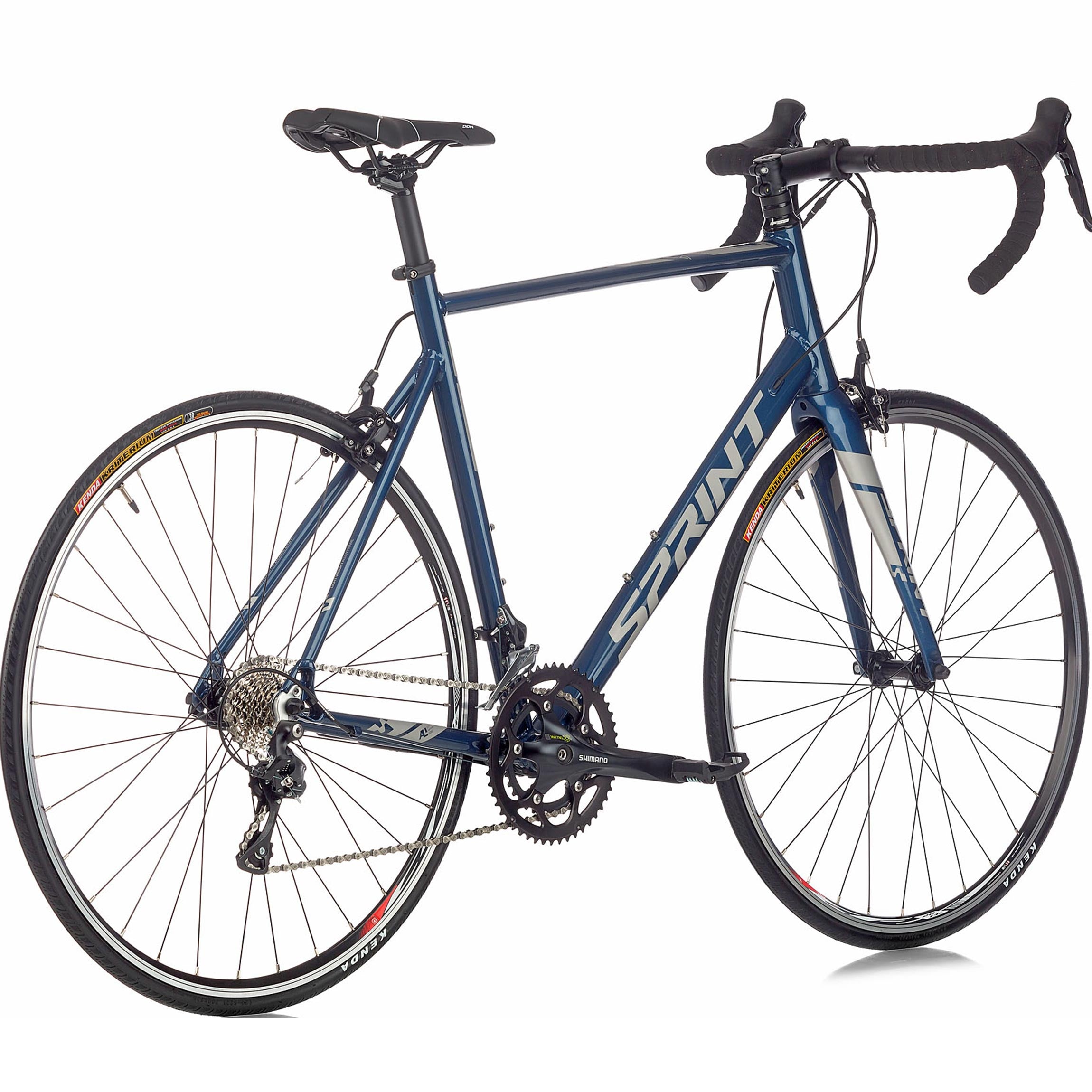 28" Herren Rennrad SPRINT MONZA ELITE Fahrrad CARBON GABEL 2 x 9 Gang SHIMANO SORA RD-R3000 Blue / Gloss