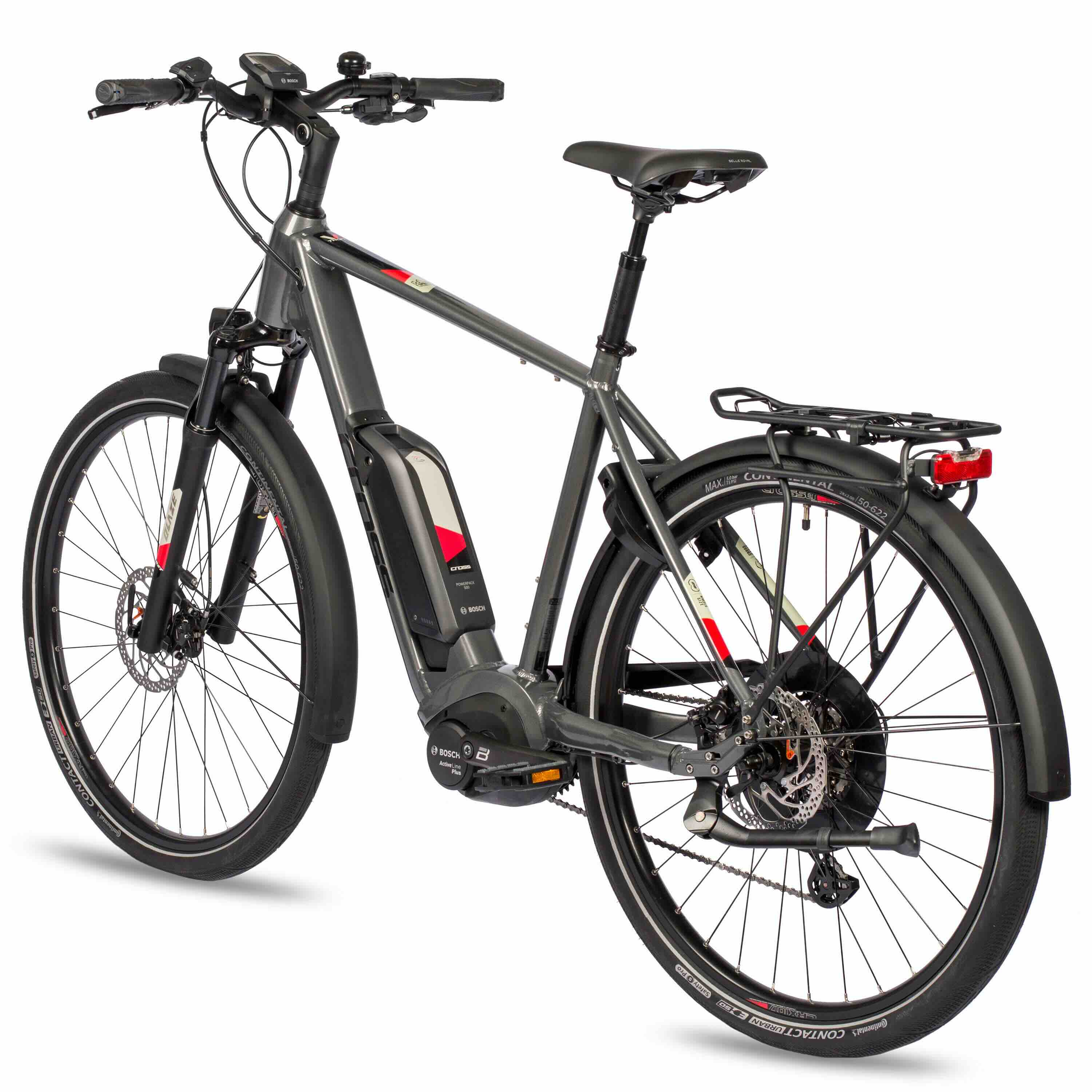28" Bicicletta da trekking elettrica da uomo V-Tron BOSCH ACTIVE PLUS LINE 500 Wh 10s SHIMANO DEORE