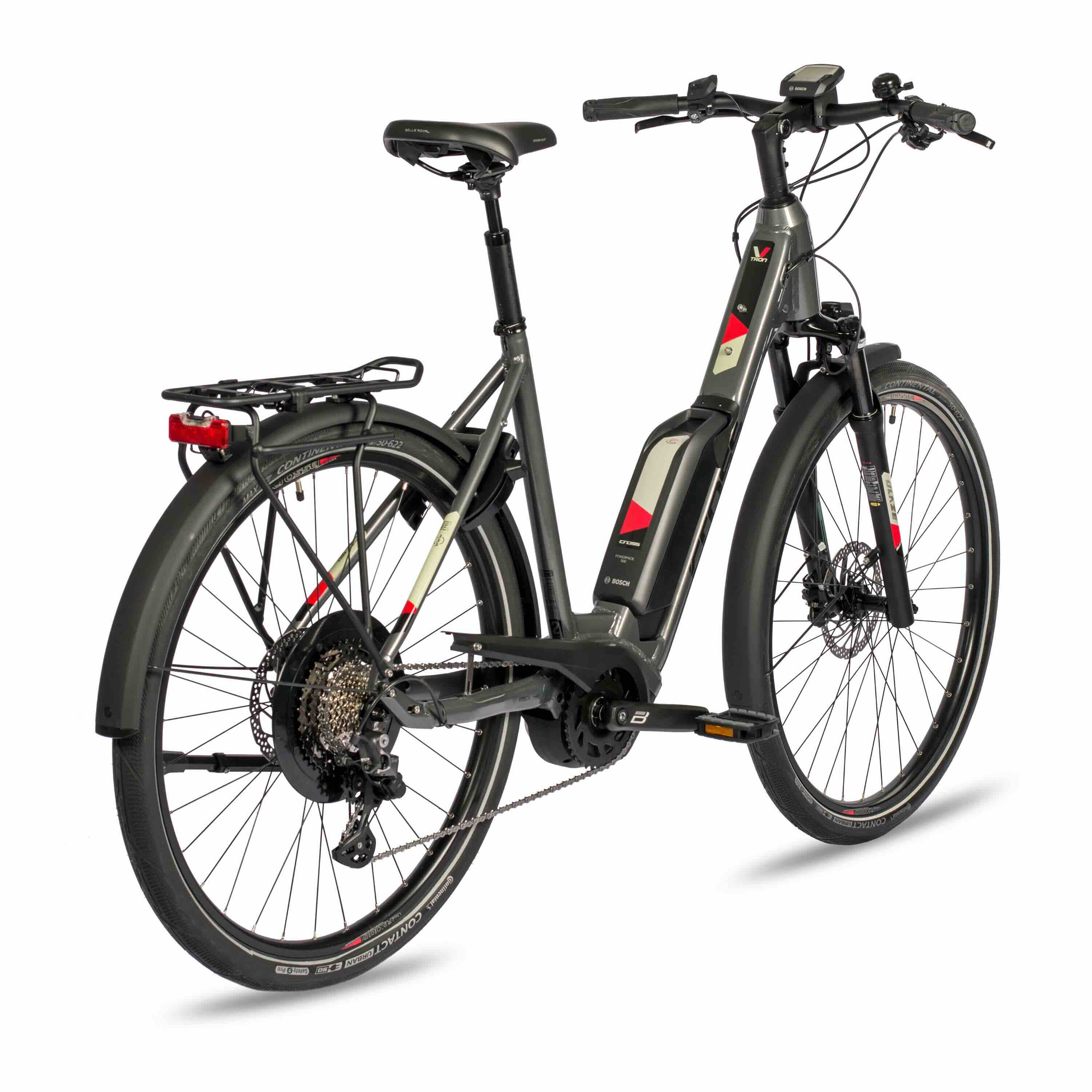 28" Bicicleta eléctrica de trekking LS WAVE V-Tron BOSCH ACTIVE PLUS LINE 500Wh 10s SHIMANO DEORE