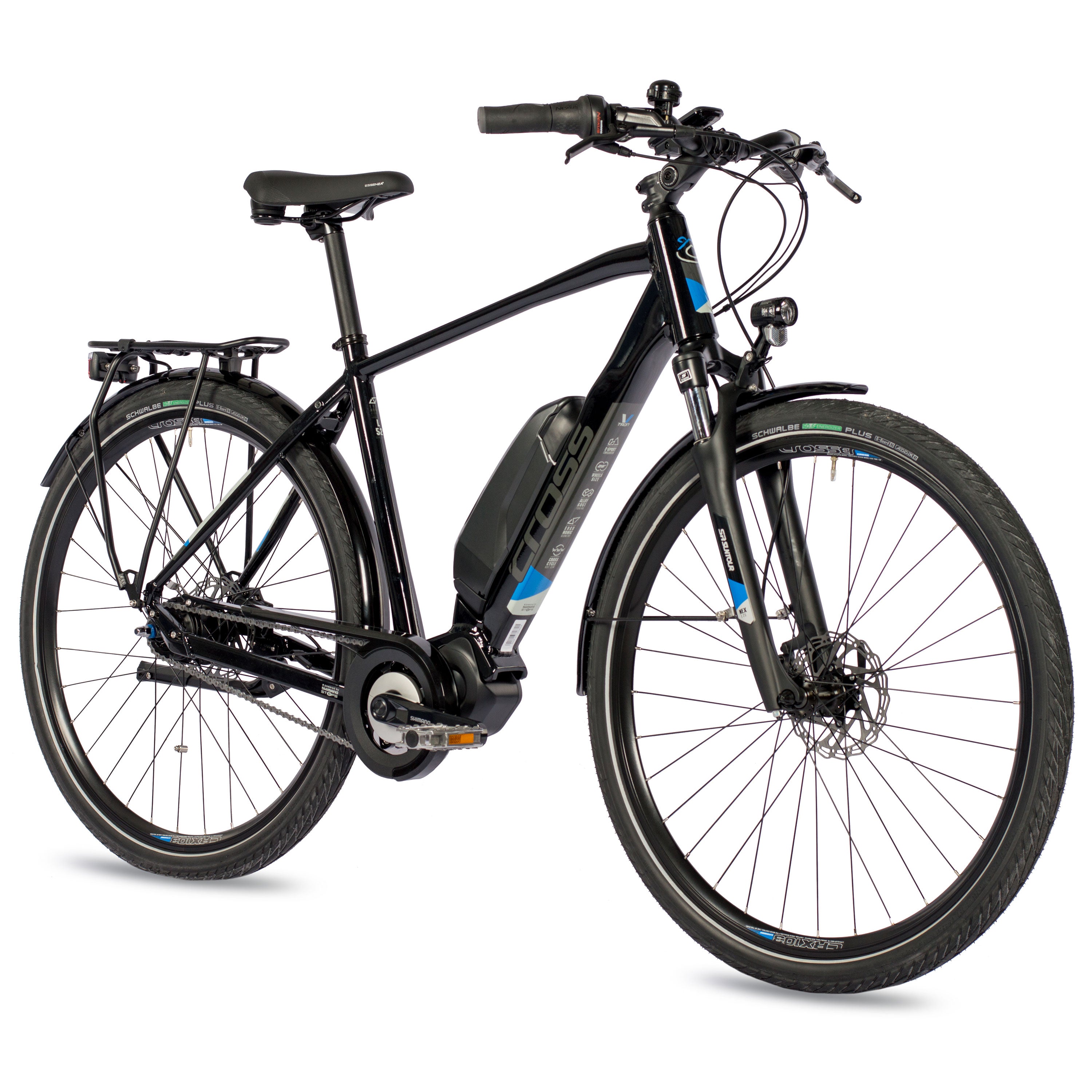 28" Bicicleta eléctrica urbana para hombre V-Tron SHIMANO STEPS E-5000 418Wh 7 velocidades SHIMANO NEXUS