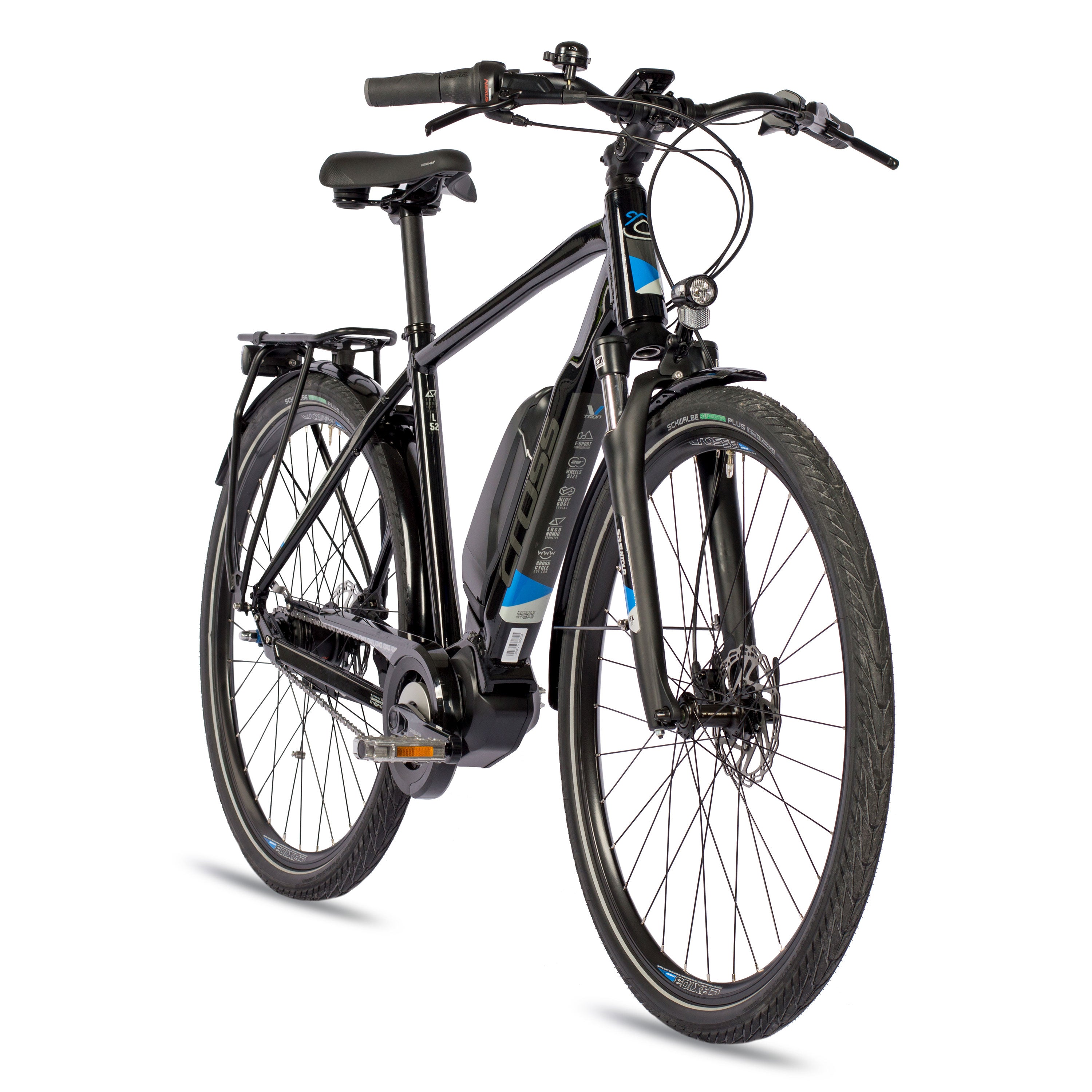 28" Bicicleta eléctrica urbana para hombre V-Tron SHIMANO STEPS E-5000 418Wh 7 velocidades SHIMANO NEXUS