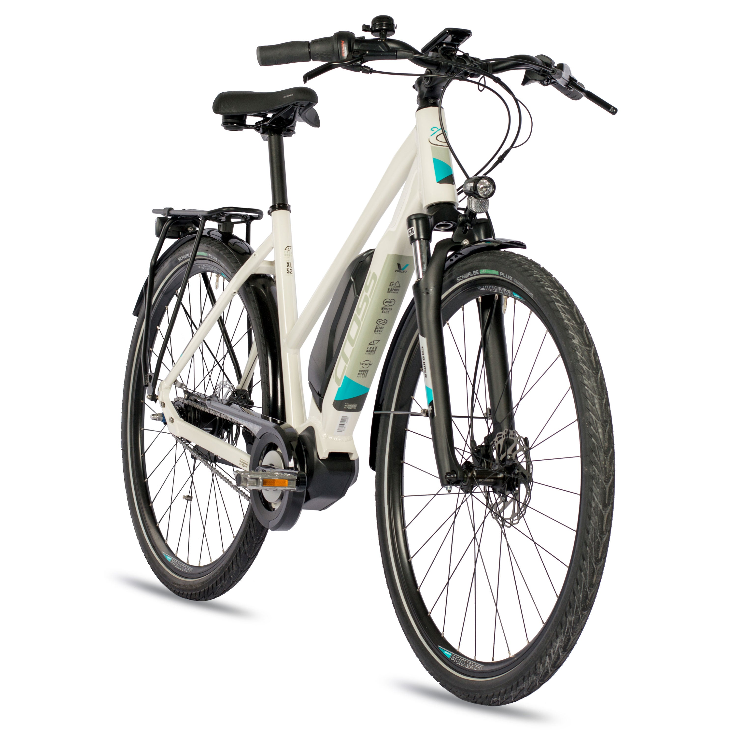 28" Bicicleta eléctrica urbana para mujer V-Tron SHIMANO STEPS E-5000 418Wh 7 marchas SHIMANO NEXUS