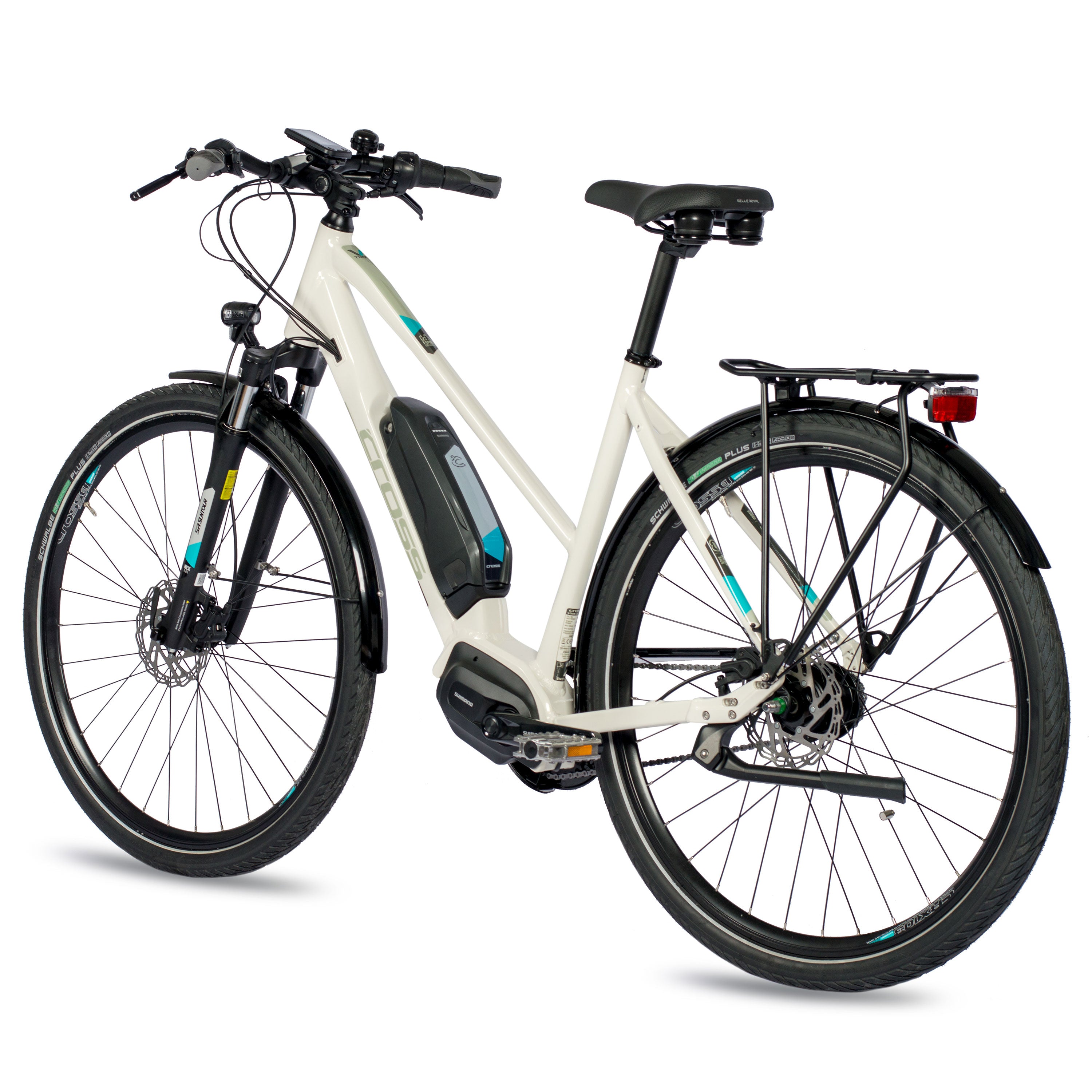 28" Bicicleta eléctrica urbana para mujer V-Tron SHIMANO STEPS E-5000 418Wh 7 marchas SHIMANO NEXUS