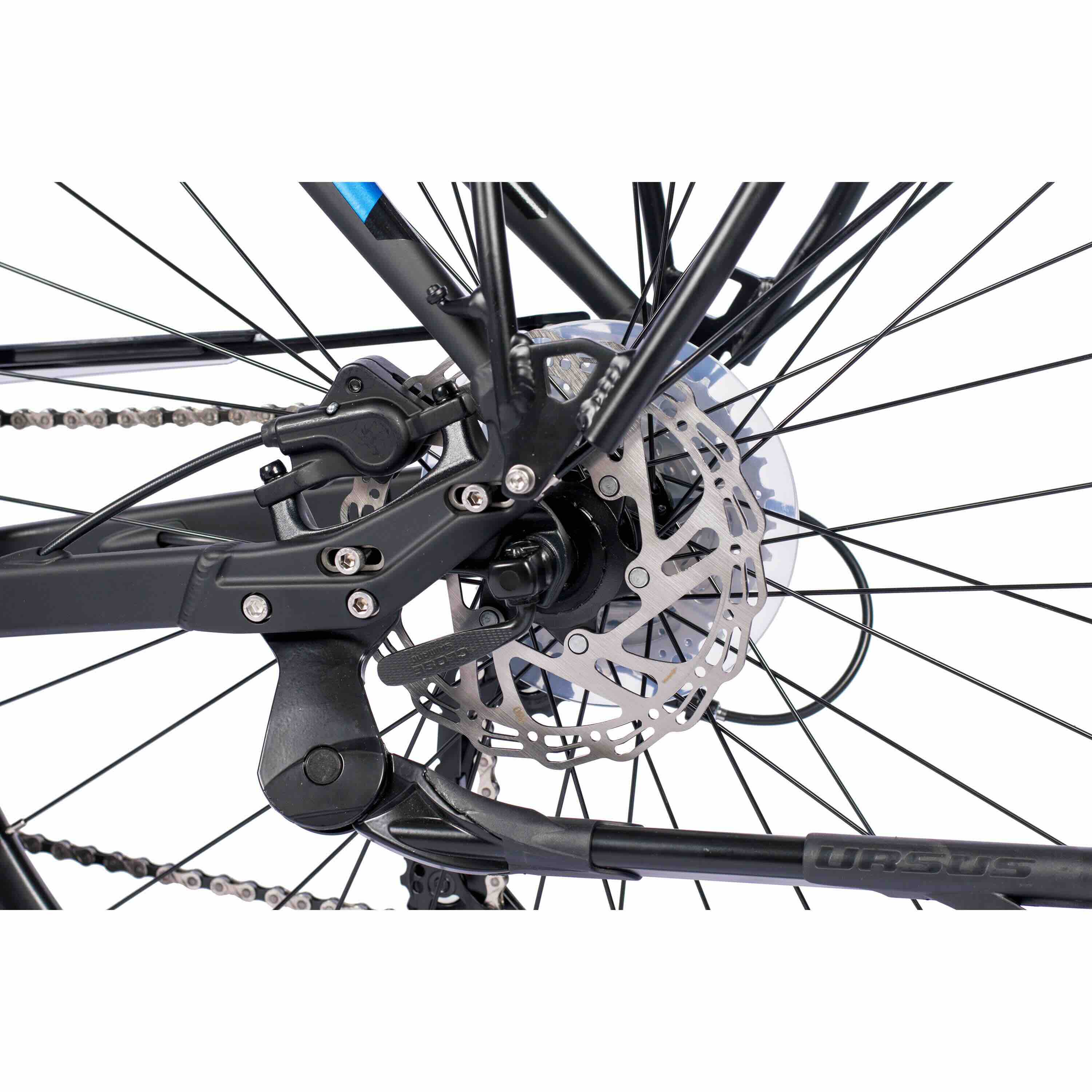 28" E-bike Trekkingfiets voor heren V-TRON SHIMANO STEPS E-5000 418 Wh 9 x VERSNELLING SHIMANO RD-T3000