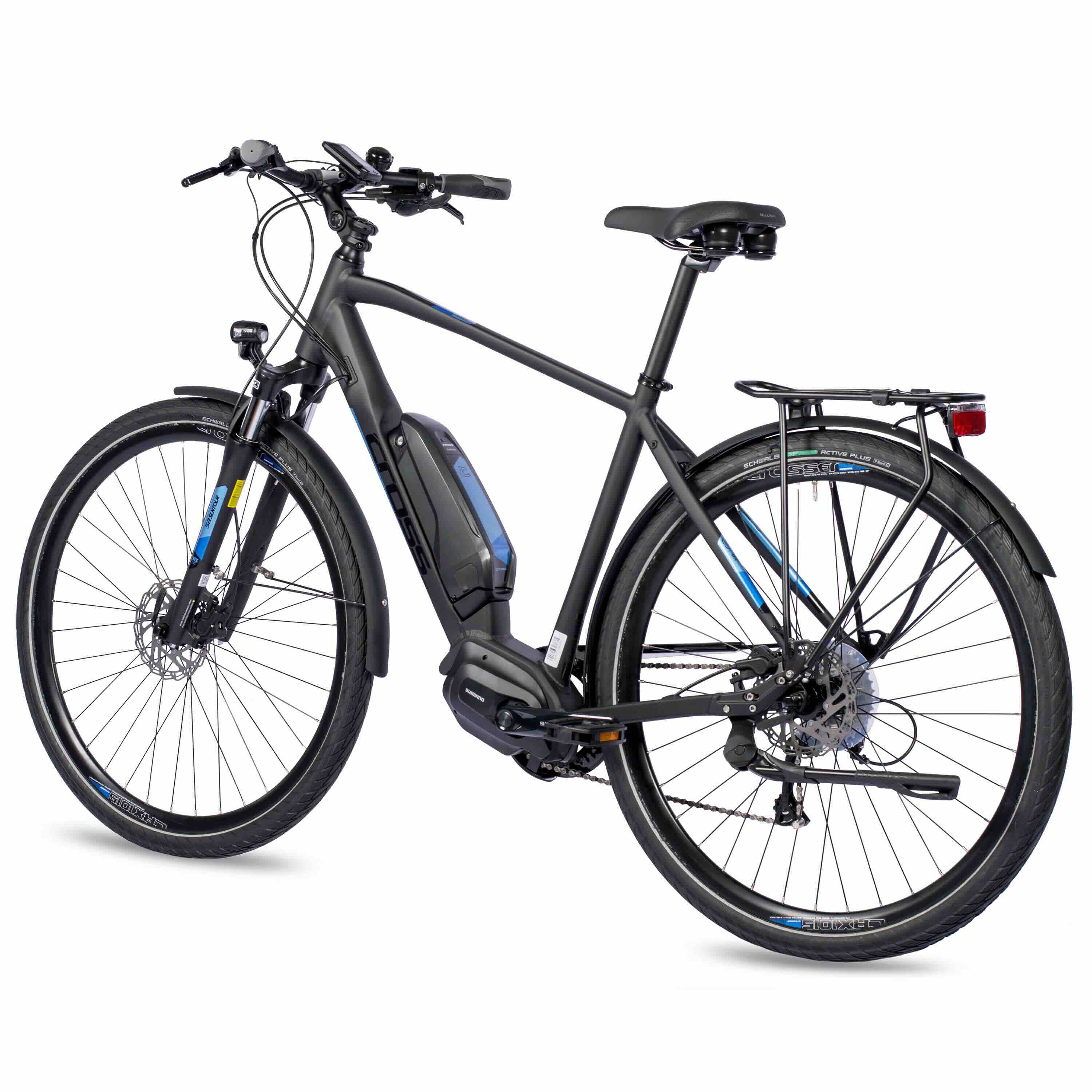 28" E-bike Trekkingfiets voor heren V-TRON SHIMANO STEPS E-5000 418 Wh 9 x VERSNELLING SHIMANO RD-T3000