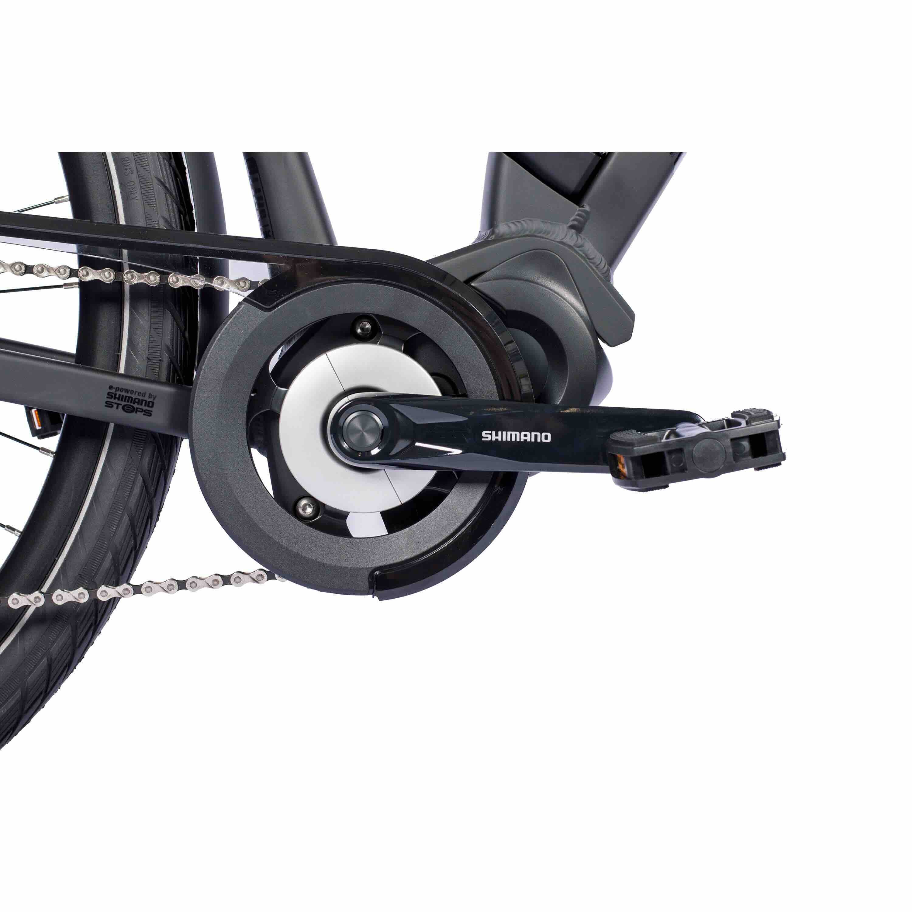 28" E-bike Trekkingfiets voor heren V-TRON SHIMANO STEPS E-5000 418 Wh 9 x VERSNELLING SHIMANO RD-T3000