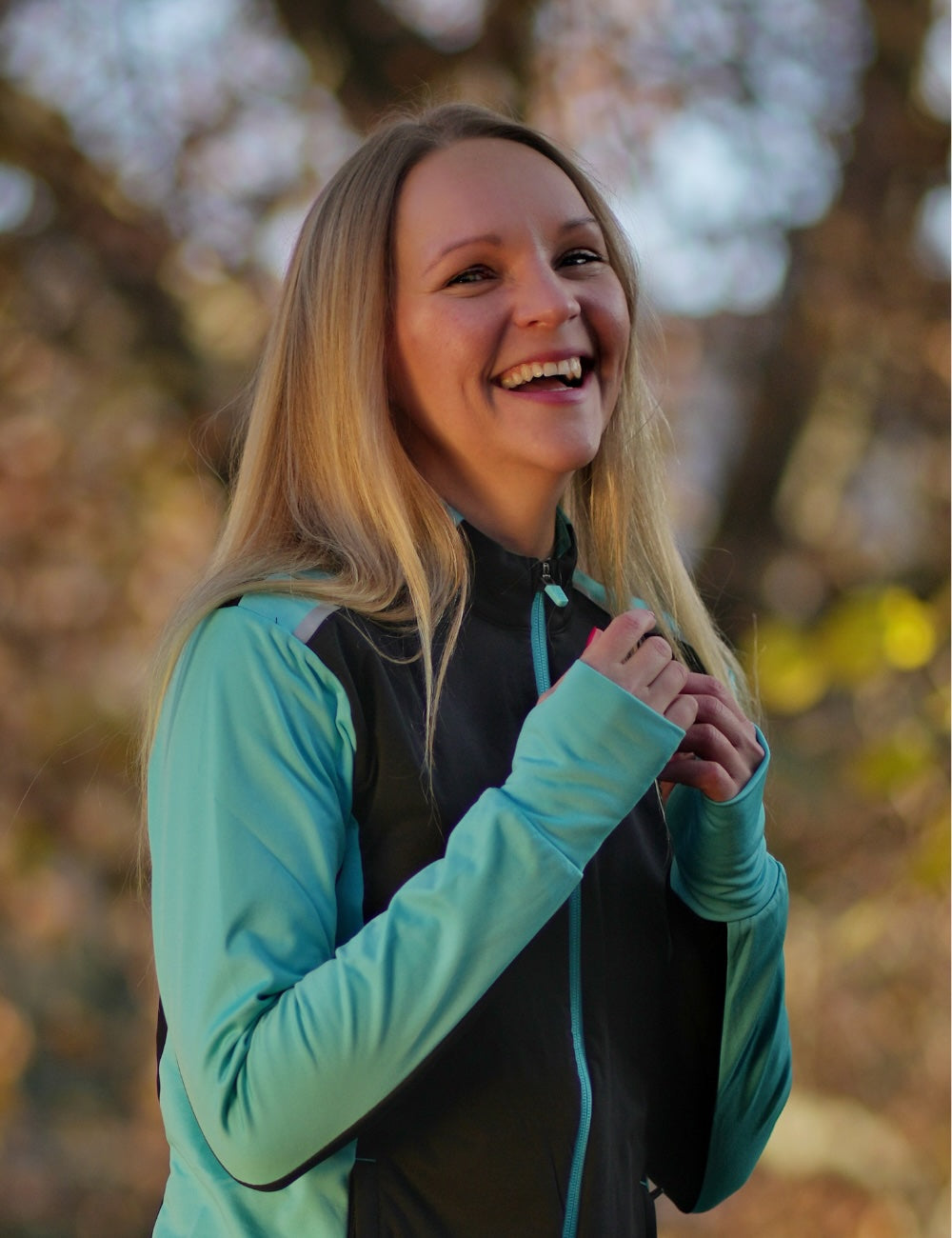 Donne che corrono set inverno in pile pro linea + pantaloni da corsa lungo per riga