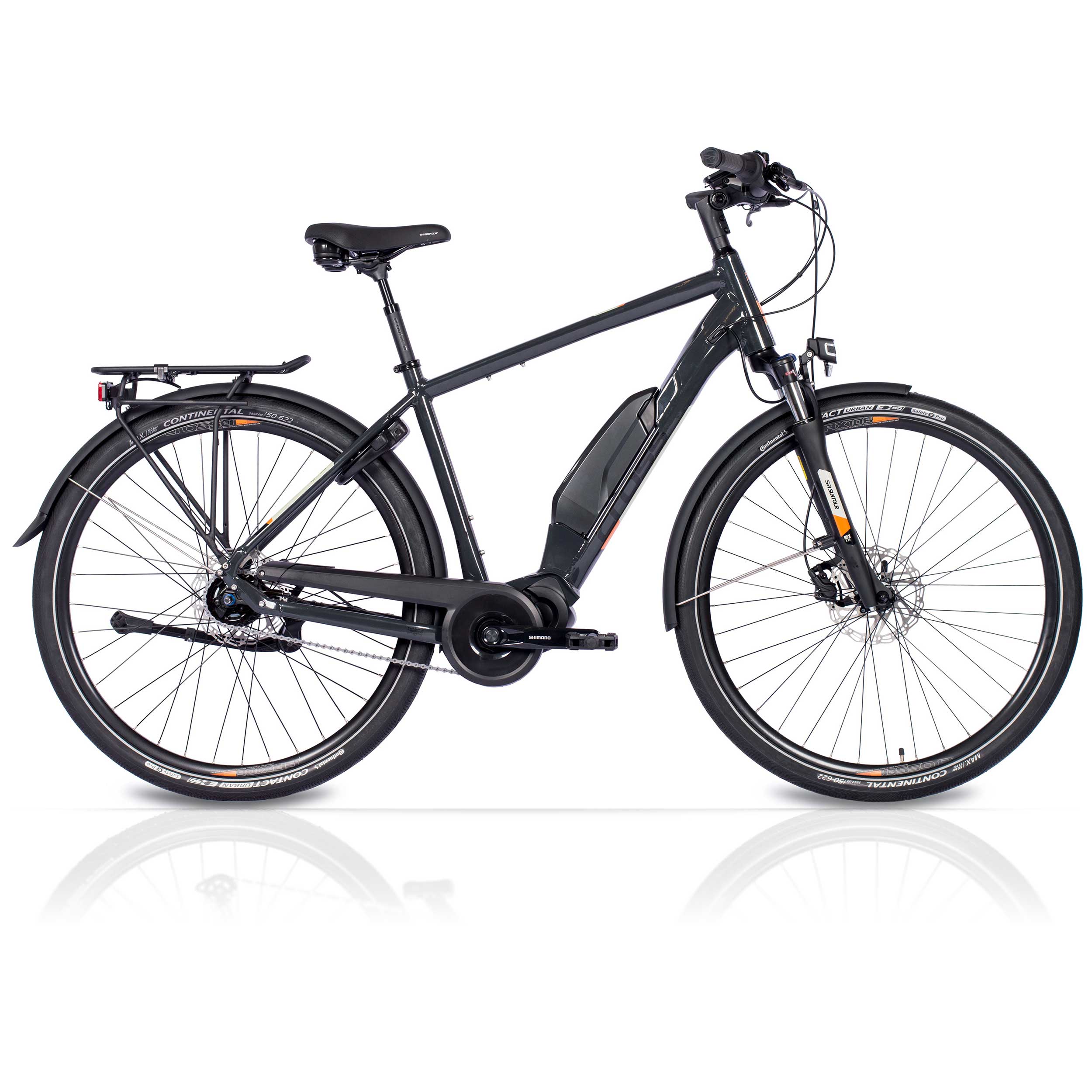 28" E-bike Heren Stadsfiets X-Tron SR2 SHIMANO STEPS E-5000 418Wh 5 VERSNELLINGEN SHIMANO NEXUS INTER 5