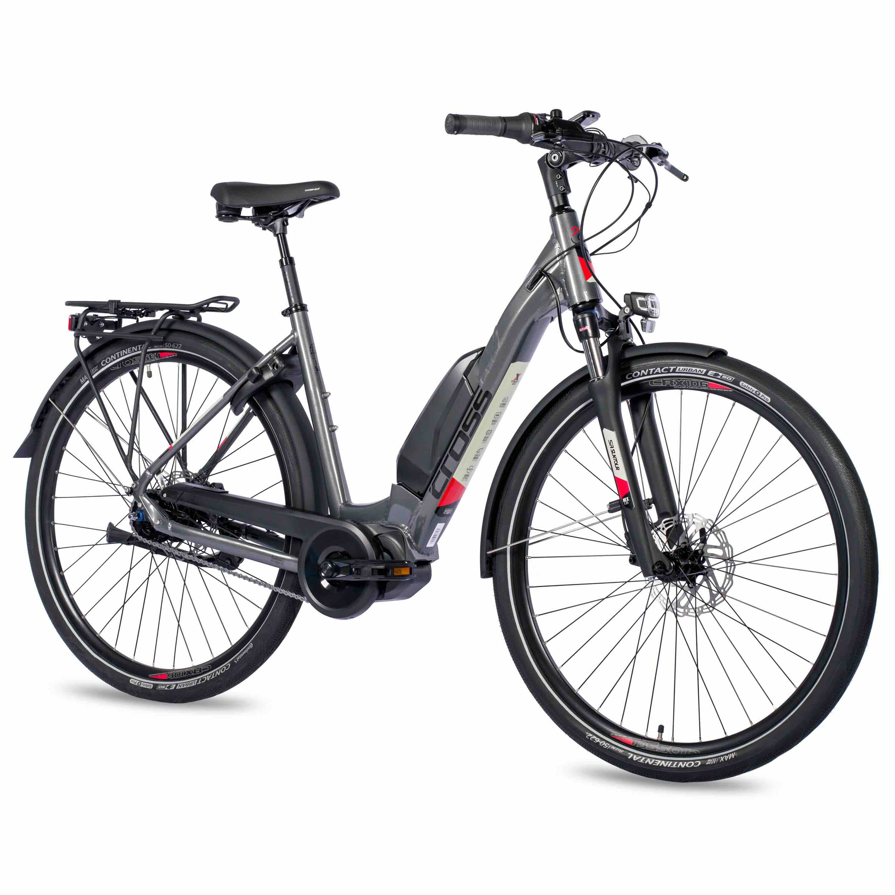 28 pulgadas Bike City Bicycle LS Wave X-Tron SR2 Shimano Pasos E-5000 418WH 5 Gear Shimano Nexus Inter
