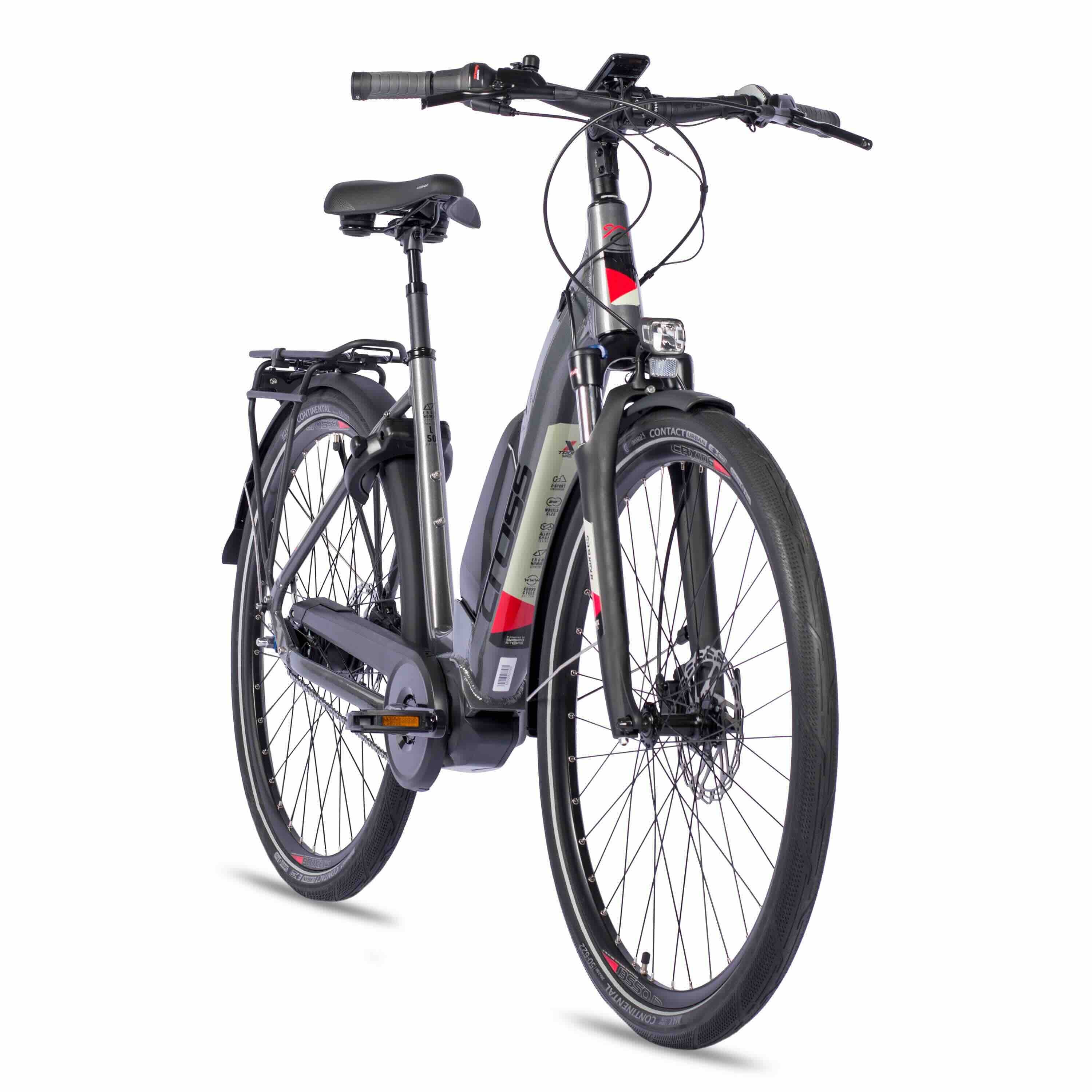 28 pulgadas Bike City Bicycle LS Wave X-Tron SR2 Shimano Pasos E-5000 418WH 5 Gear Shimano Nexus Inter