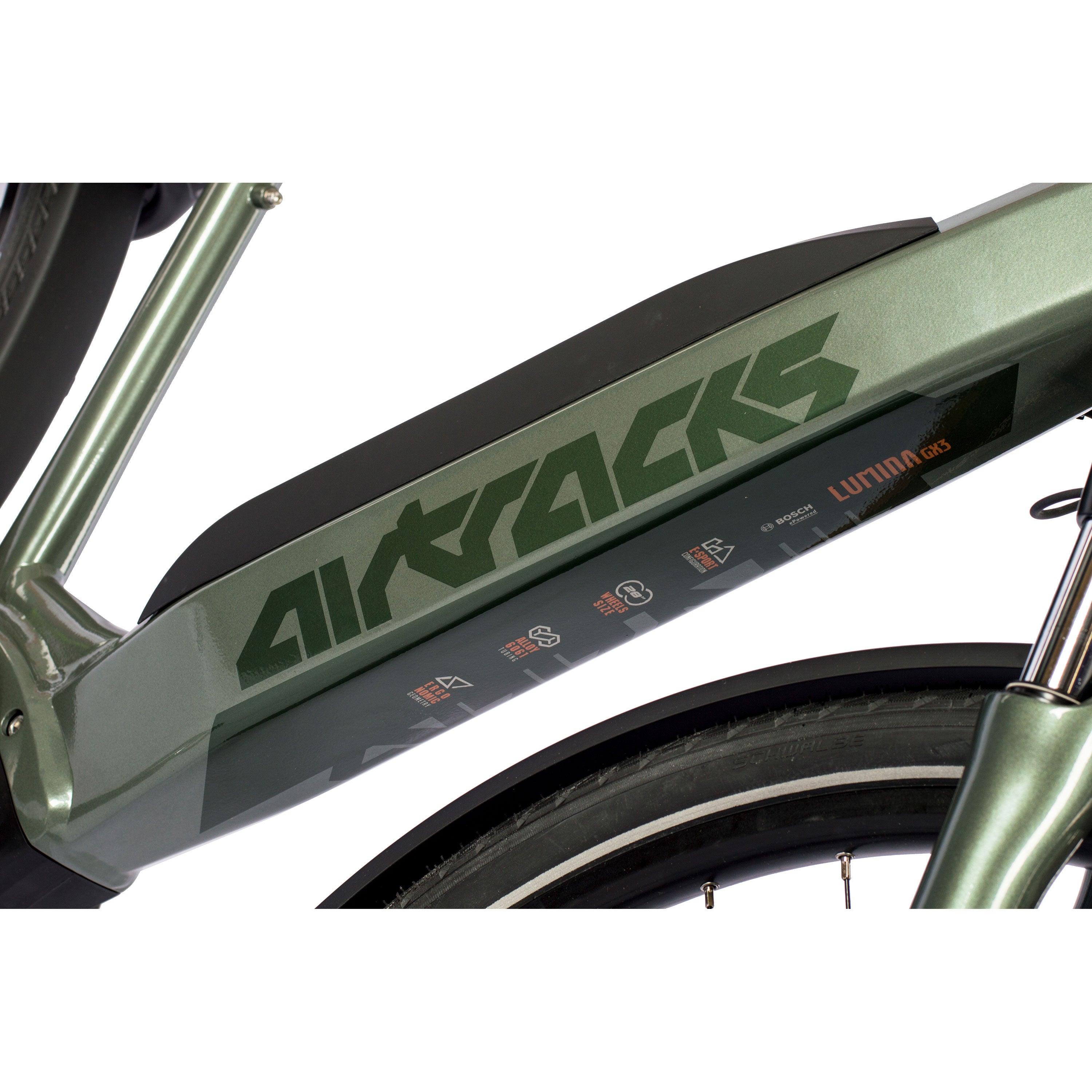 28" E-BIKE DAMES TREKKINGFIETS LUMINA GX3 LS BOSCH ACTIVE PLUS LIJN 500 WH 9 VERSNELLING SHIMANO ALIVIO RD-M3100