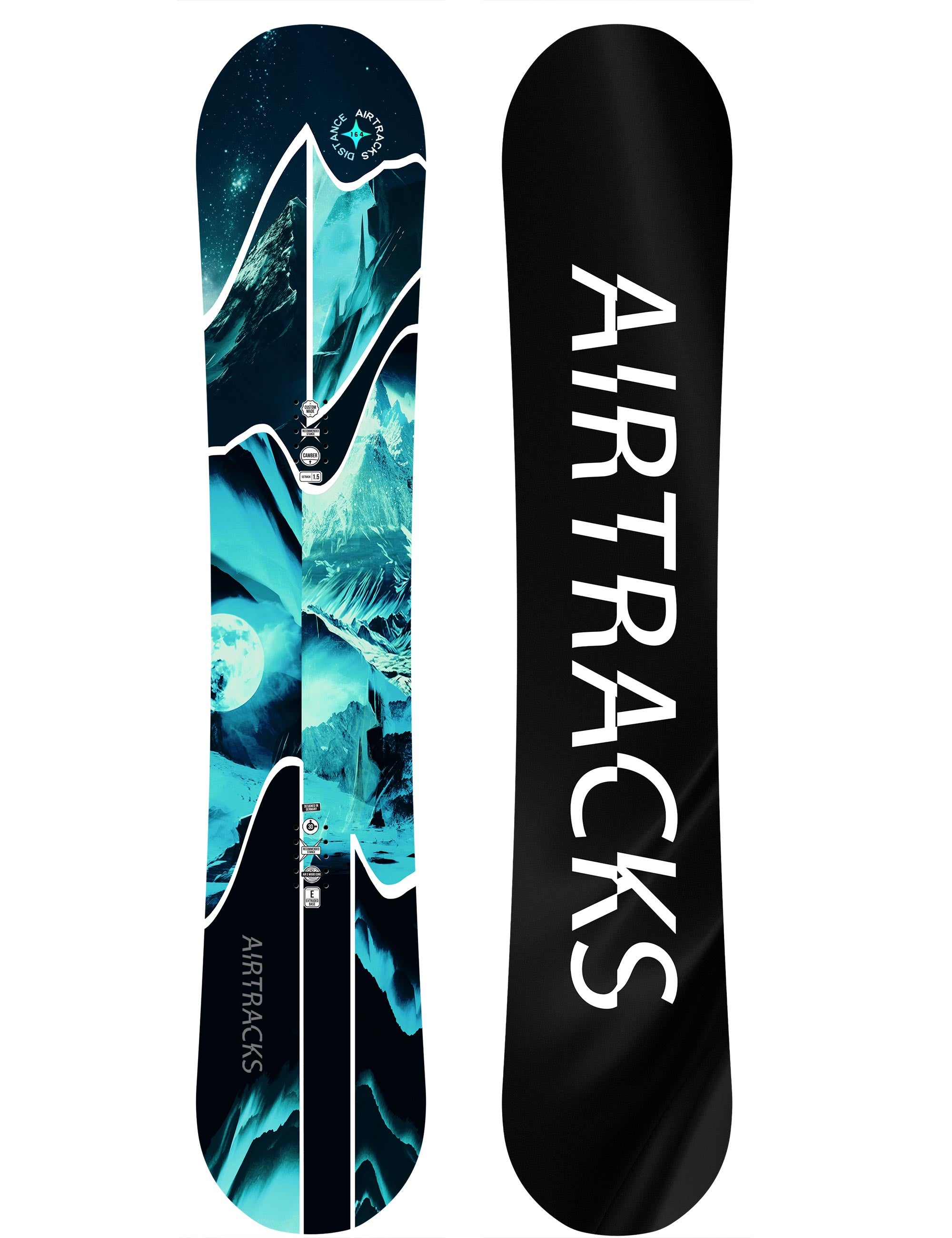 Set snowboard da uomo: Tavola Distance Wide+ Attacchi Master L + Borsa SB