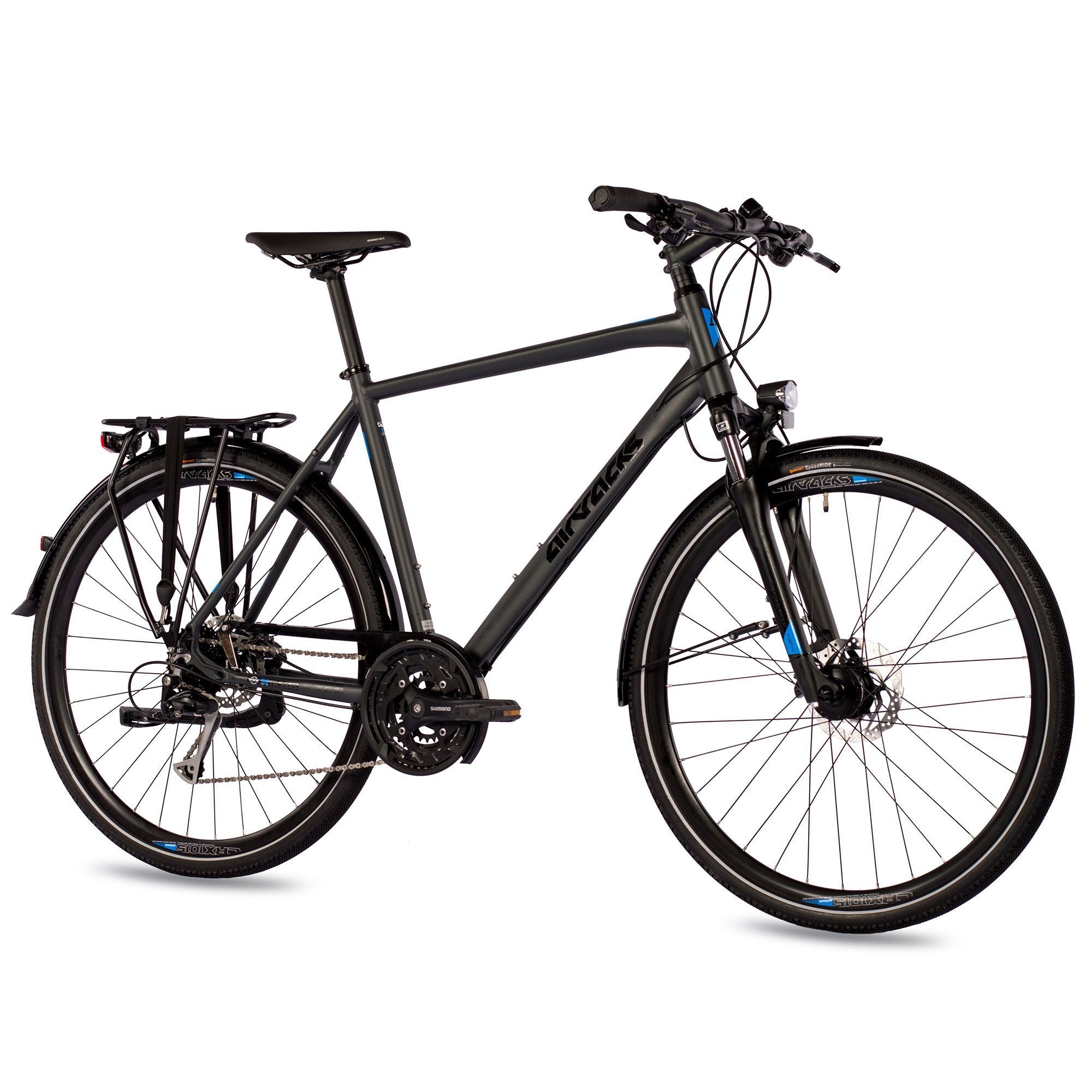 28" Bicicleta de trekking para hombre TR.2845 Bicicleta de trekking Shimano 27 x Cambio Alivio RD-T4000 SGS Shadow