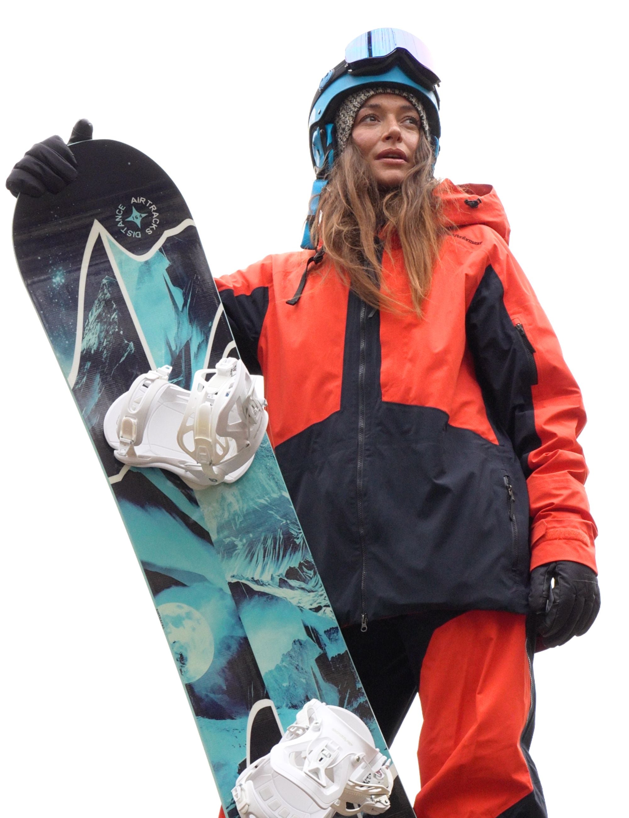Men's snowboard distance hybrid rocker wide