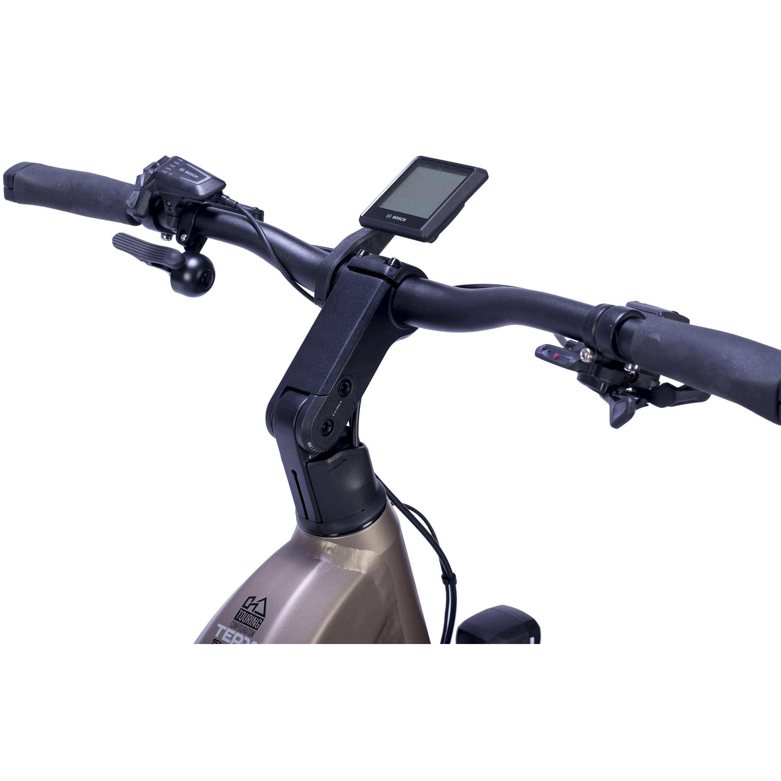 27,5" Damen E-SUV MTB Wave LS TERRA CX1 BOSCH PERFORMANCE LINE PX Smart System POWERTUBE 800 Wh 12 x GANG SHIMANO XT RD-M8100 SGS Beige