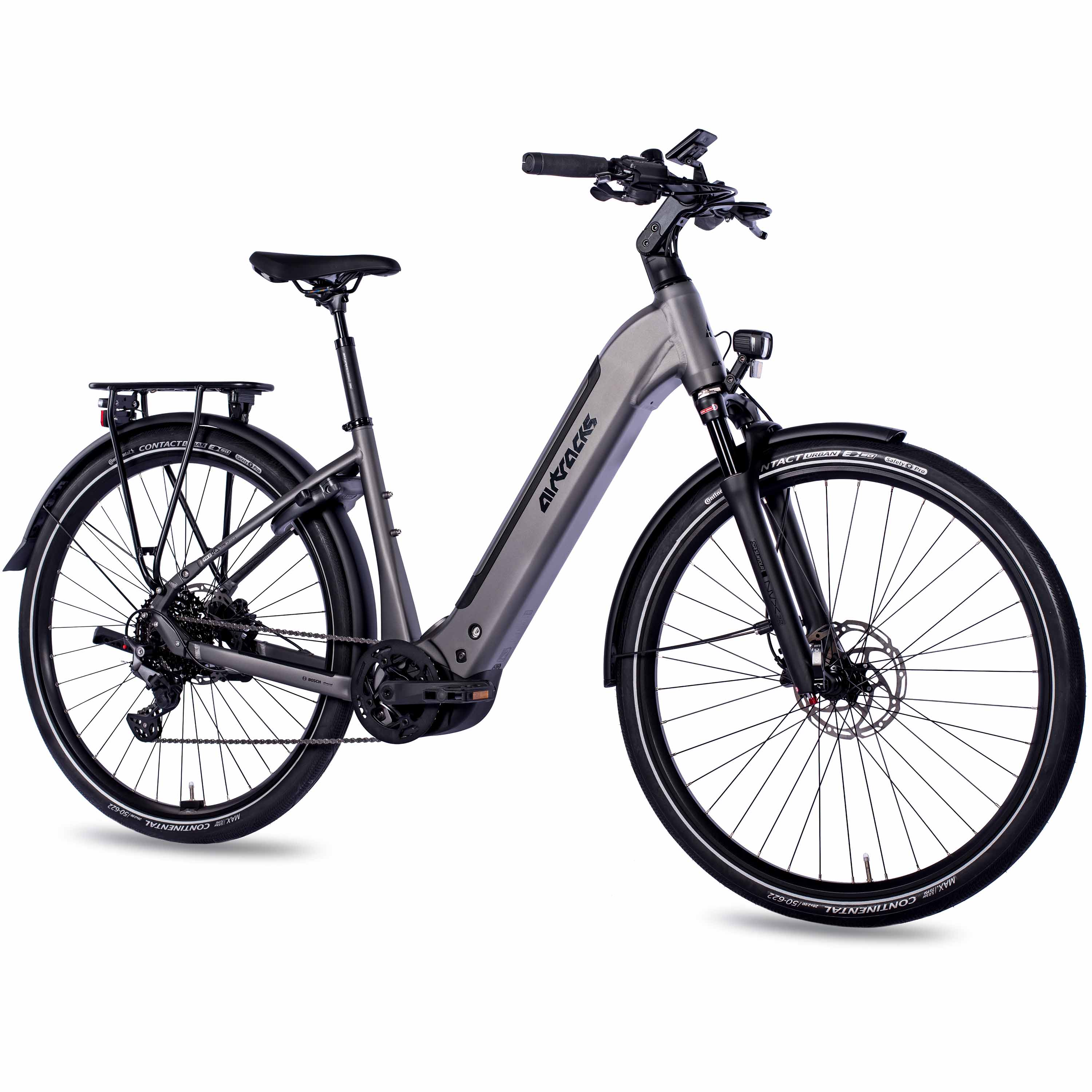 28" BICICLETA ELÉCTRICA DE TREKKING MUJER LS WAVE TERRA TR2 BOSCH PERFORMANCE LINE PX SMART SYSTEM POWERTUBE 600 WH SHIMANO 10 x VELOCIDADES DEORE RD-M5130 SGS