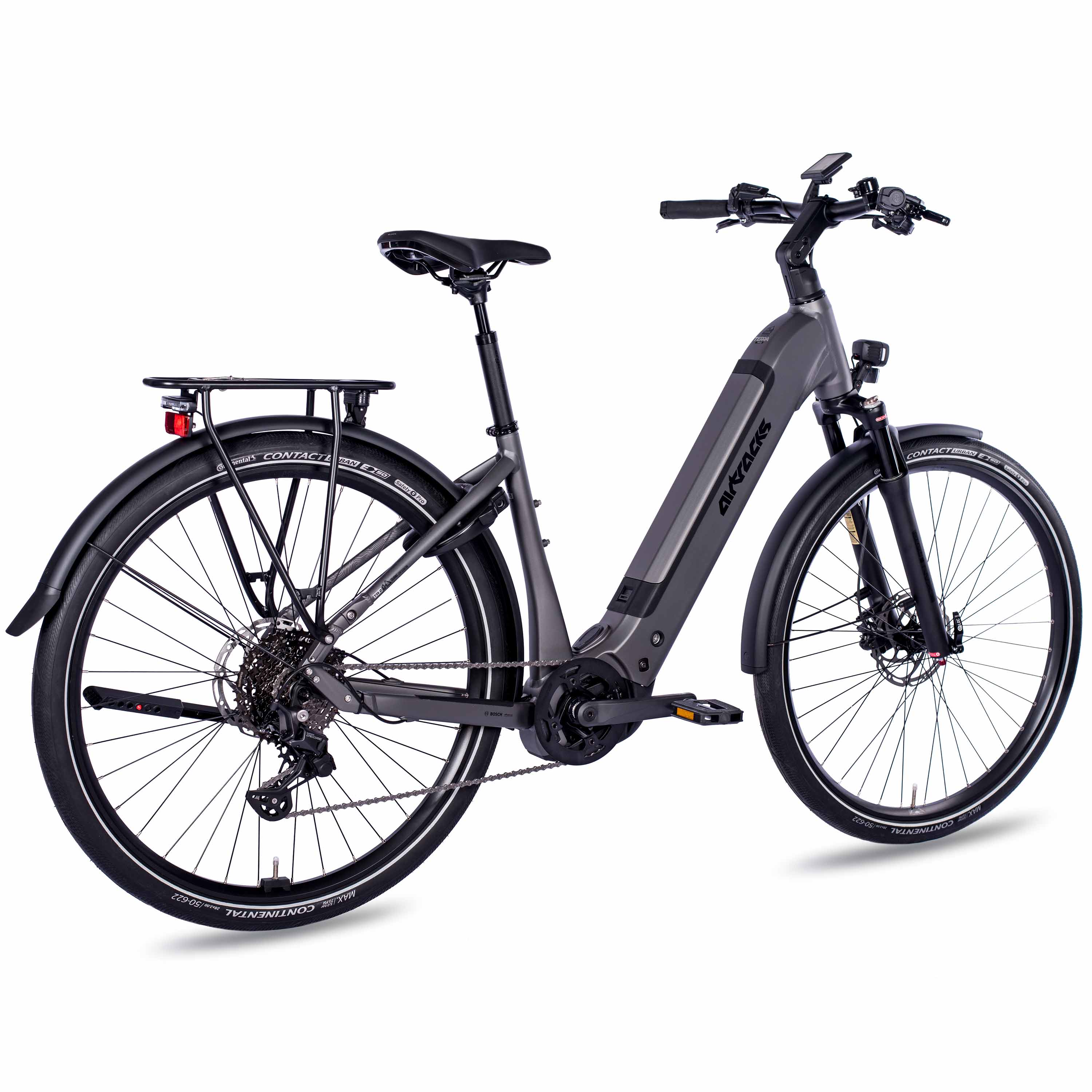 28" BICICLETA ELÉCTRICA DE TREKKING MUJER LS WAVE TERRA TR2 BOSCH PERFORMANCE LINE PX SMART SYSTEM POWERTUBE 600 WH SHIMANO 10 x VELOCIDADES DEORE RD-M5130 SGS