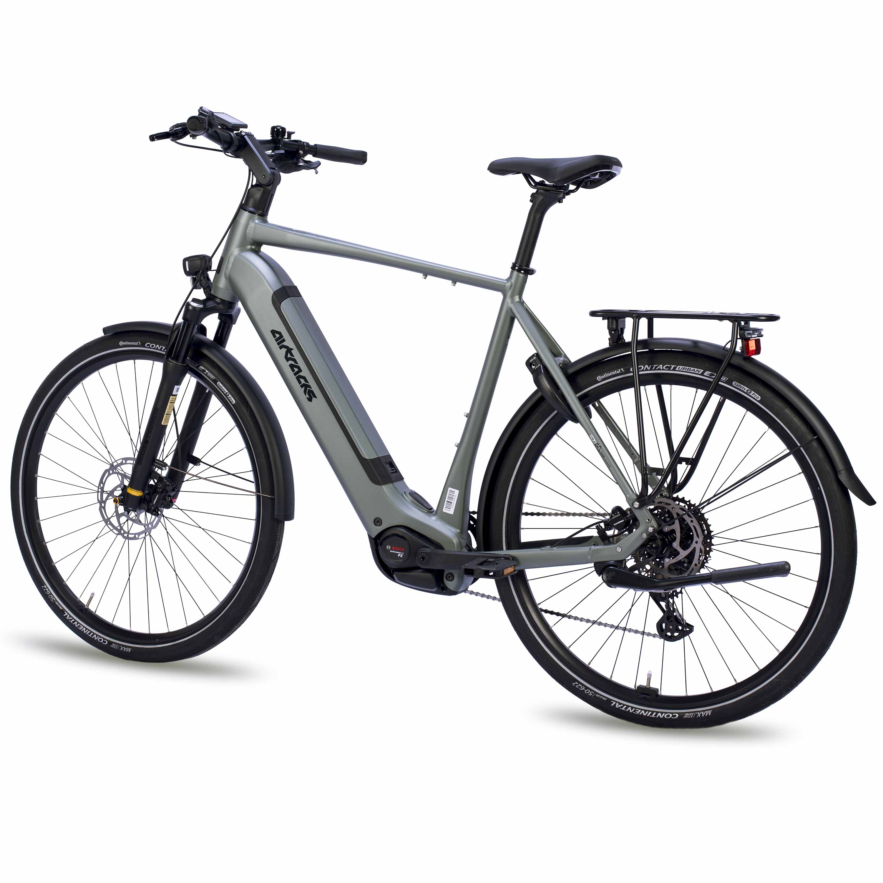 28" Herren E-Bike Trekking Fahrrad TERRA TR2 BOSCH Performance Line PX Smart System POWERTUBE 600 Wh 10 x Gang  SHIMANO DEORE RD-M5130 SGS Grey