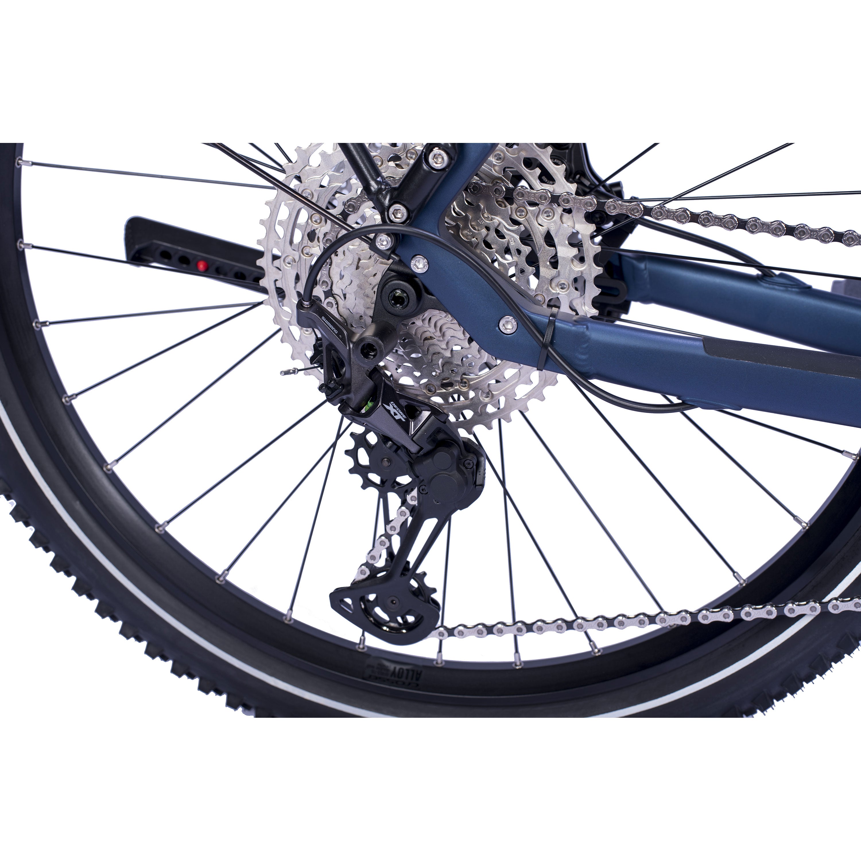 27,5" Bicicleta de montaña E-SUV Wave LS TERRA CX1 BOSCH PERFORMANCE LINE PX Smart System POWERTUBE 800 Wh 12 x velocidades SHIMANO XT RD-M8100 SGS Azul