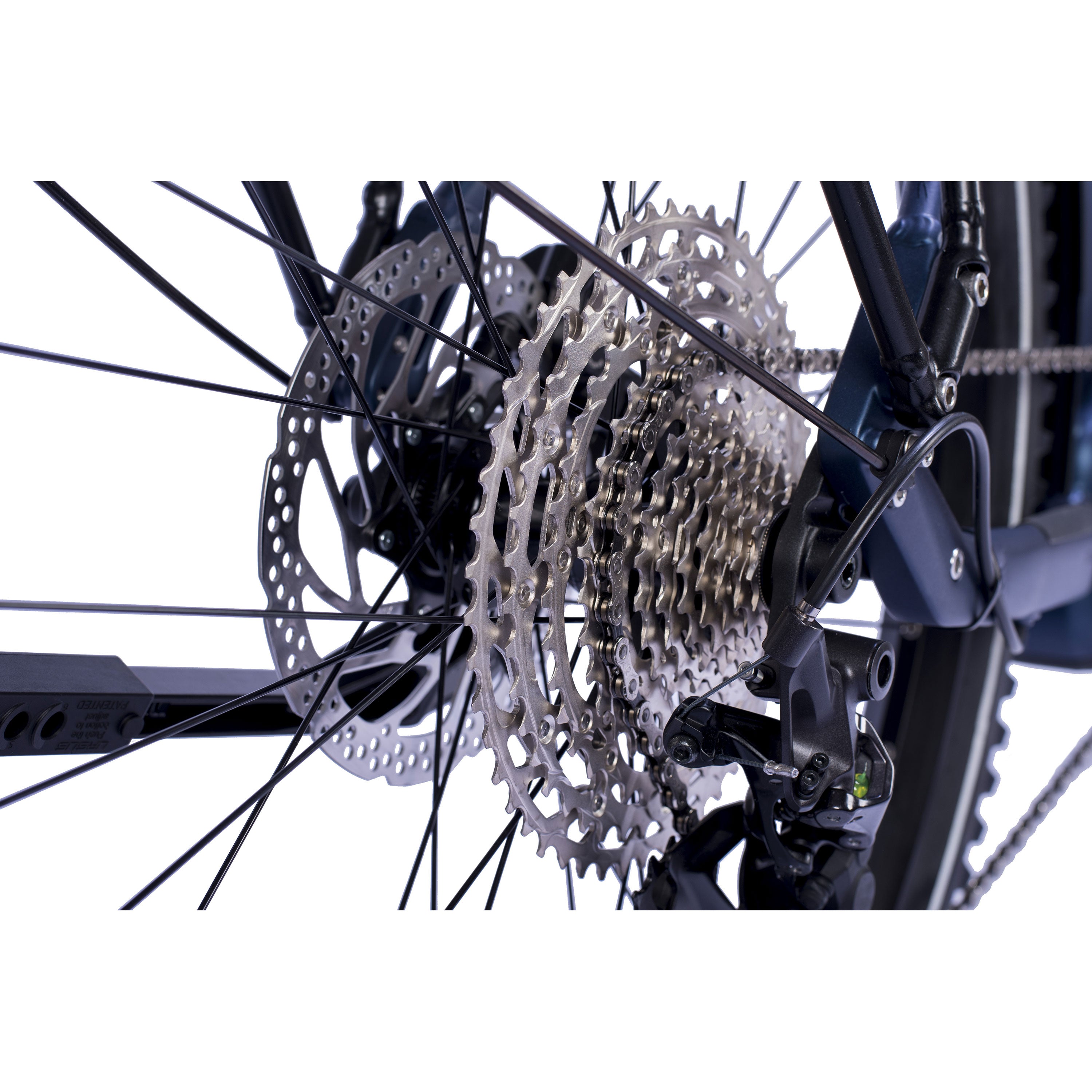 27,5" Bicicleta de montaña E-SUV Wave LS TERRA CX1 BOSCH PERFORMANCE LINE PX Smart System POWERTUBE 800 Wh 12 x velocidades SHIMANO XT RD-M8100 SGS Azul
