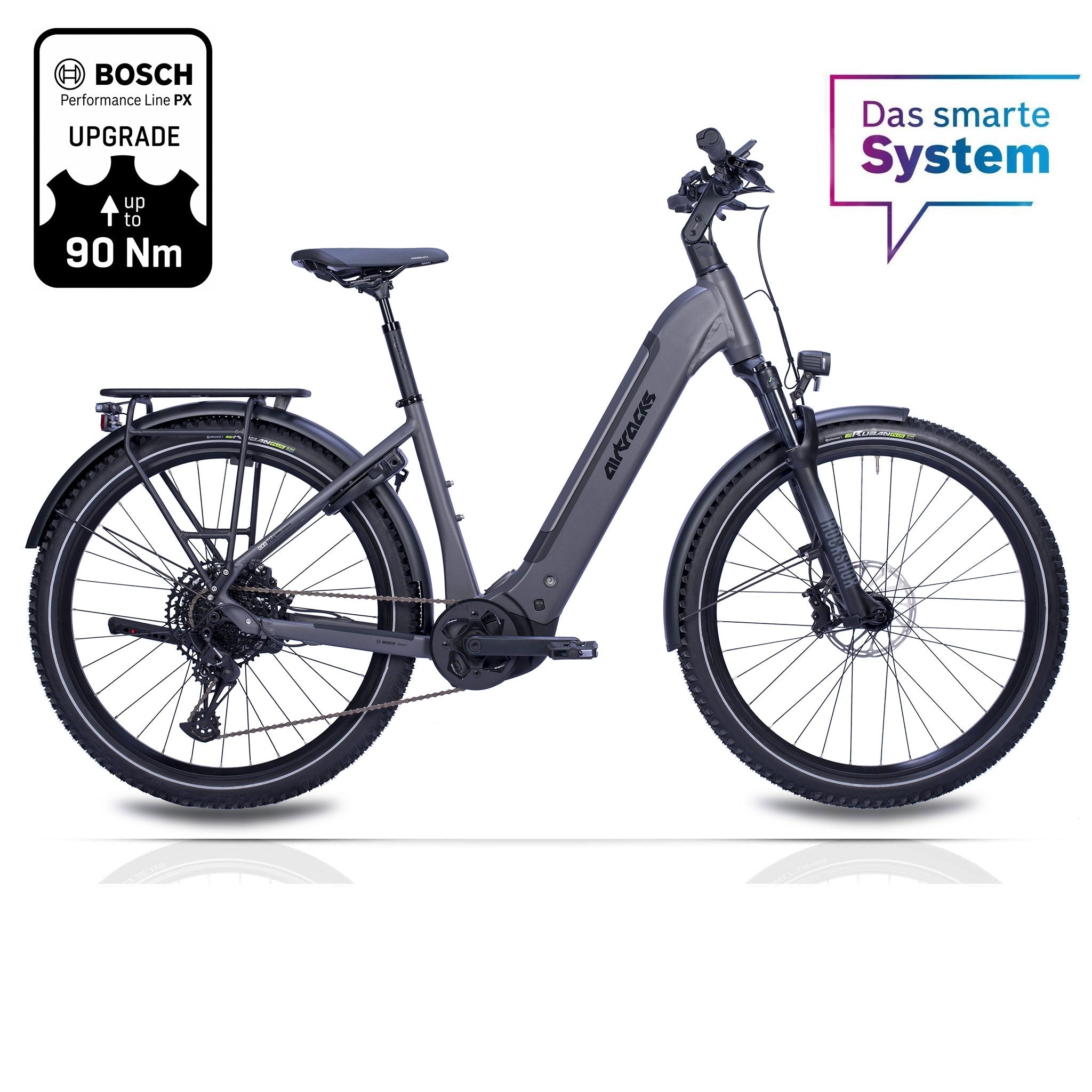 27,5" dames E-SUV MTB Wave LS TERRA CX2 BOSCH PERFORMANCE LINE PX Smart System POWERTUBE 600 Wh 12-speed SRAM SX Eagle